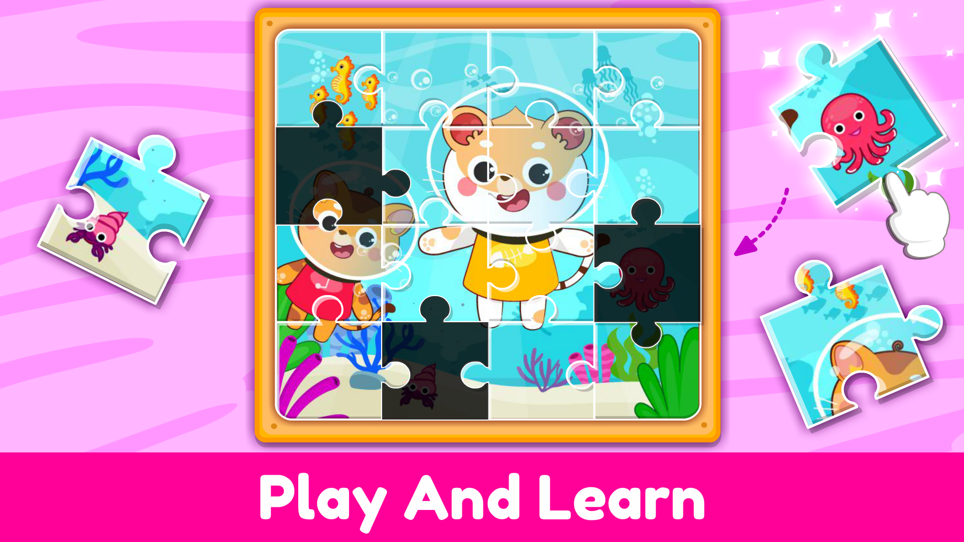 اسکرین شات 2 بازی Kids Puzzle Games for Toddlers