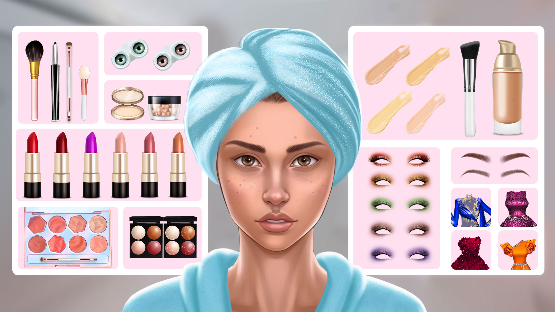 اسکرین شات 4 بازی DIY Makeup: Beauty Makeup Game