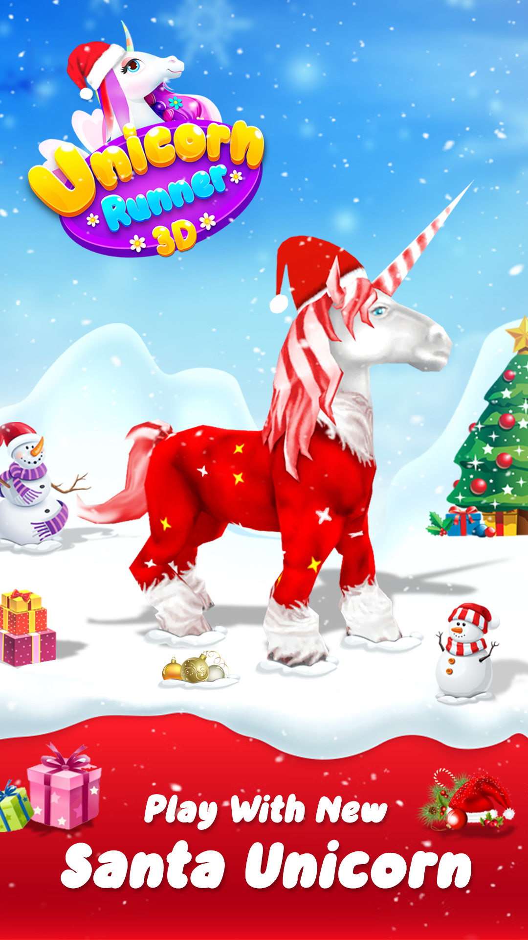 اسکرین شات 1 بازی Unicorn Runner 3D - Super Magical Runner Adventure