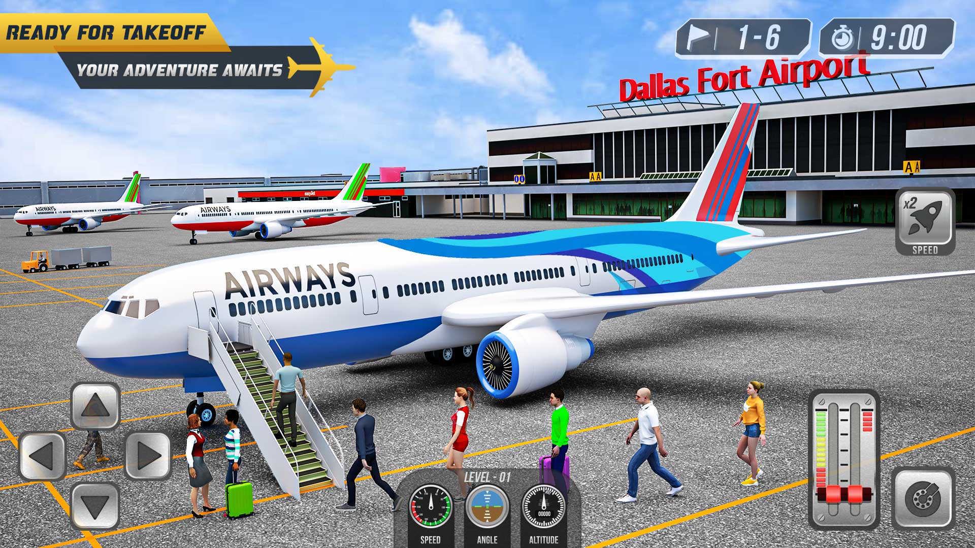 اسکرین شات 1 بازی Airplane Simulator Plane Games