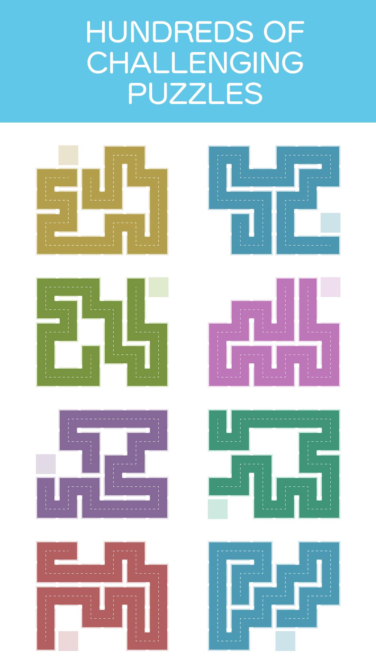 اسکرین شات 1 بازی Fill - one-line puzzle game