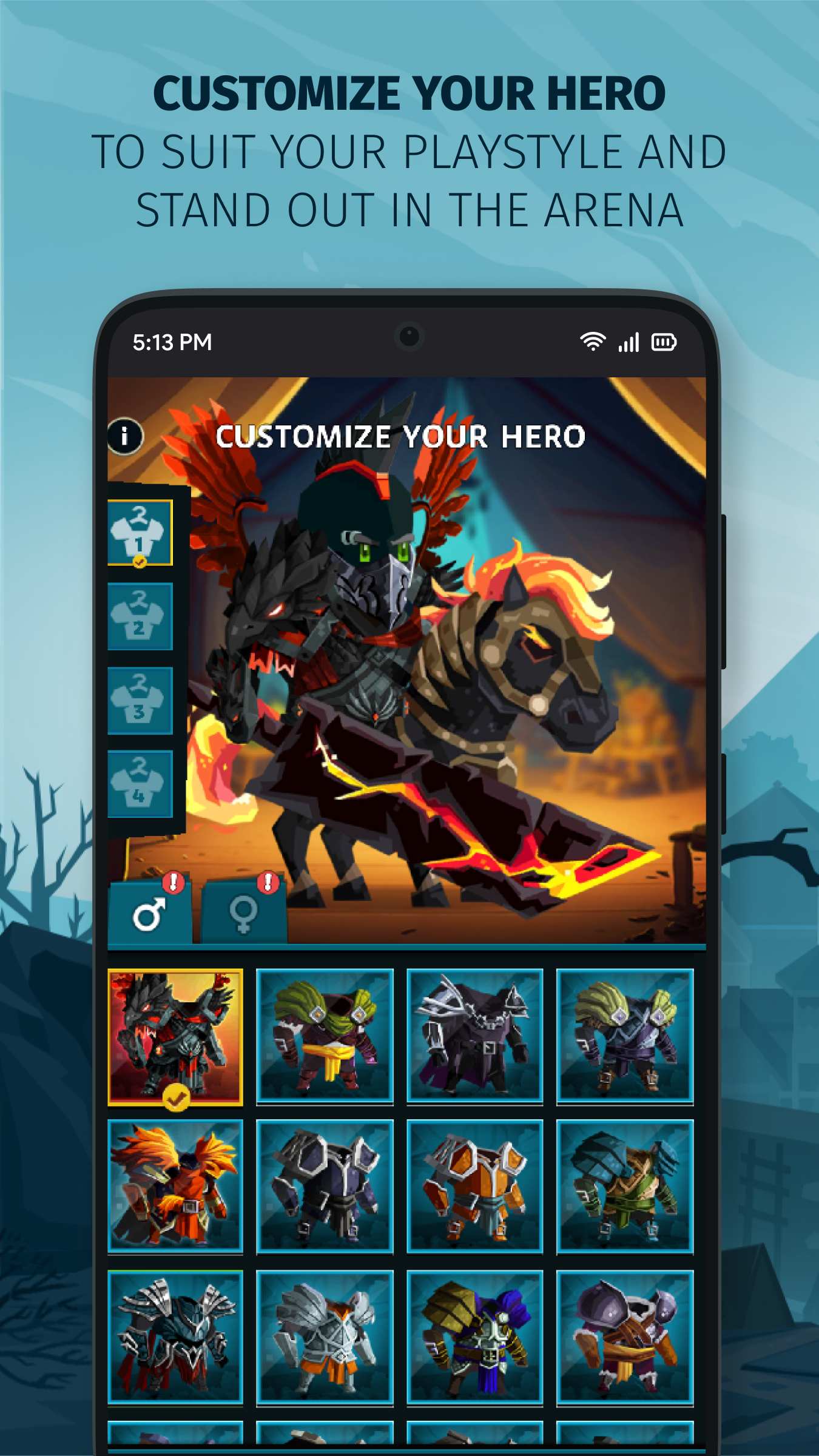 اسکرین شات 4 بازی Slash & Roll: Dice Heroes