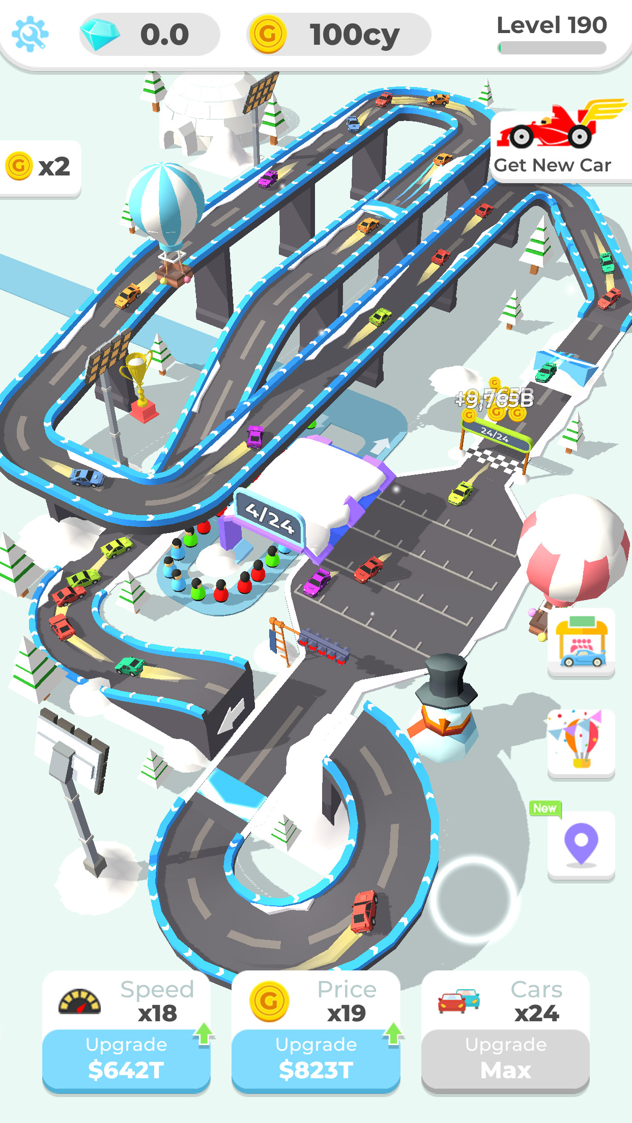 اسکرین شات 3 بازی Idle Racing Tycoon-Car Games