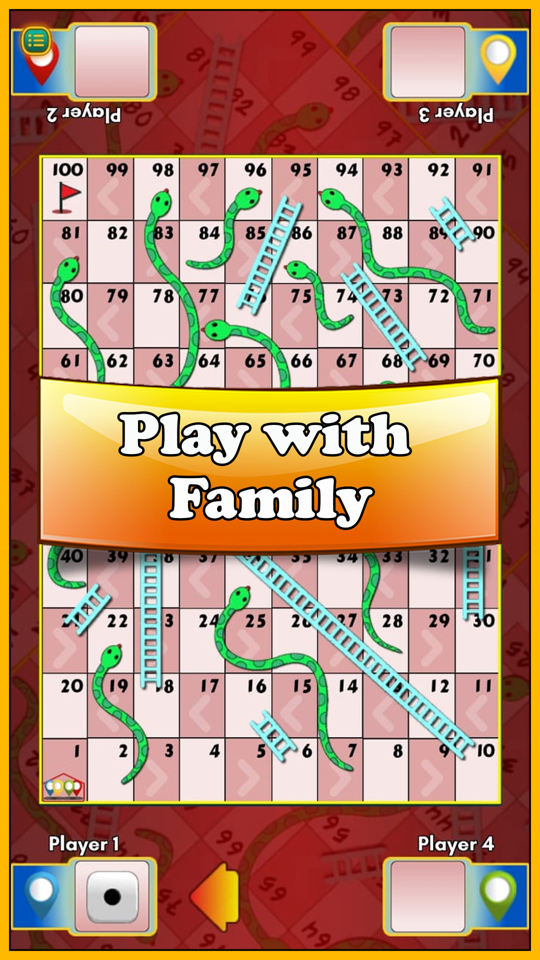 اسکرین شات 2 بازی Snakes and Ladders King