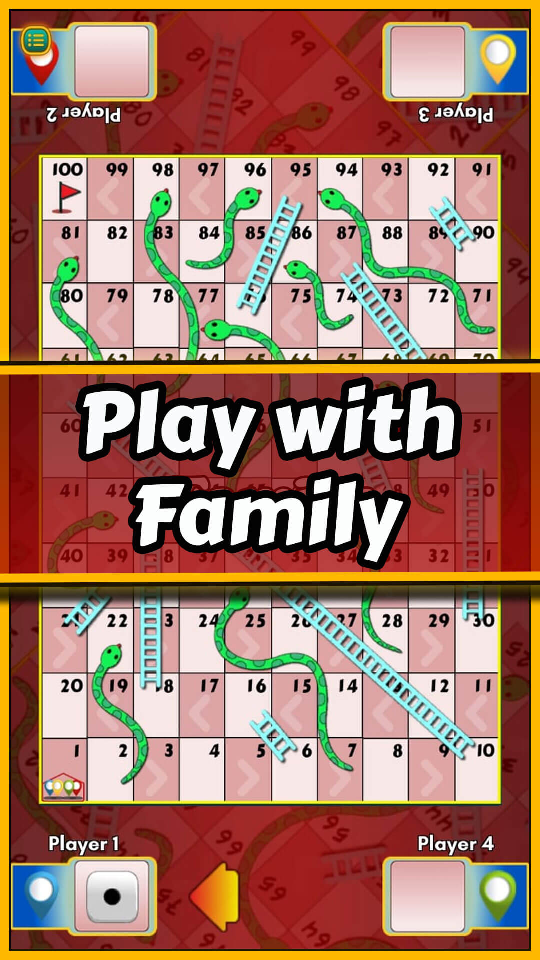 اسکرین شات 2 بازی Snakes and Ladders: Snake Game