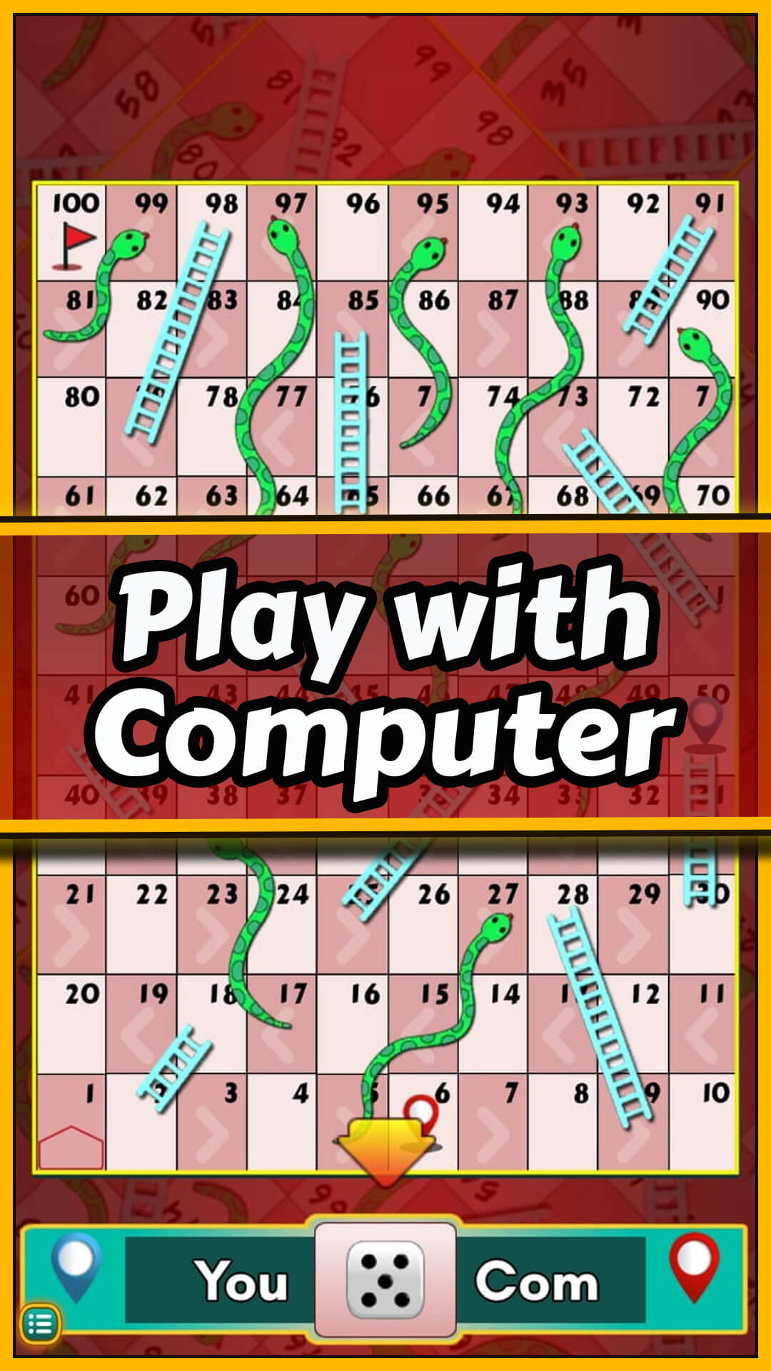 اسکرین شات 5 بازی Snakes and Ladders: Snake Game