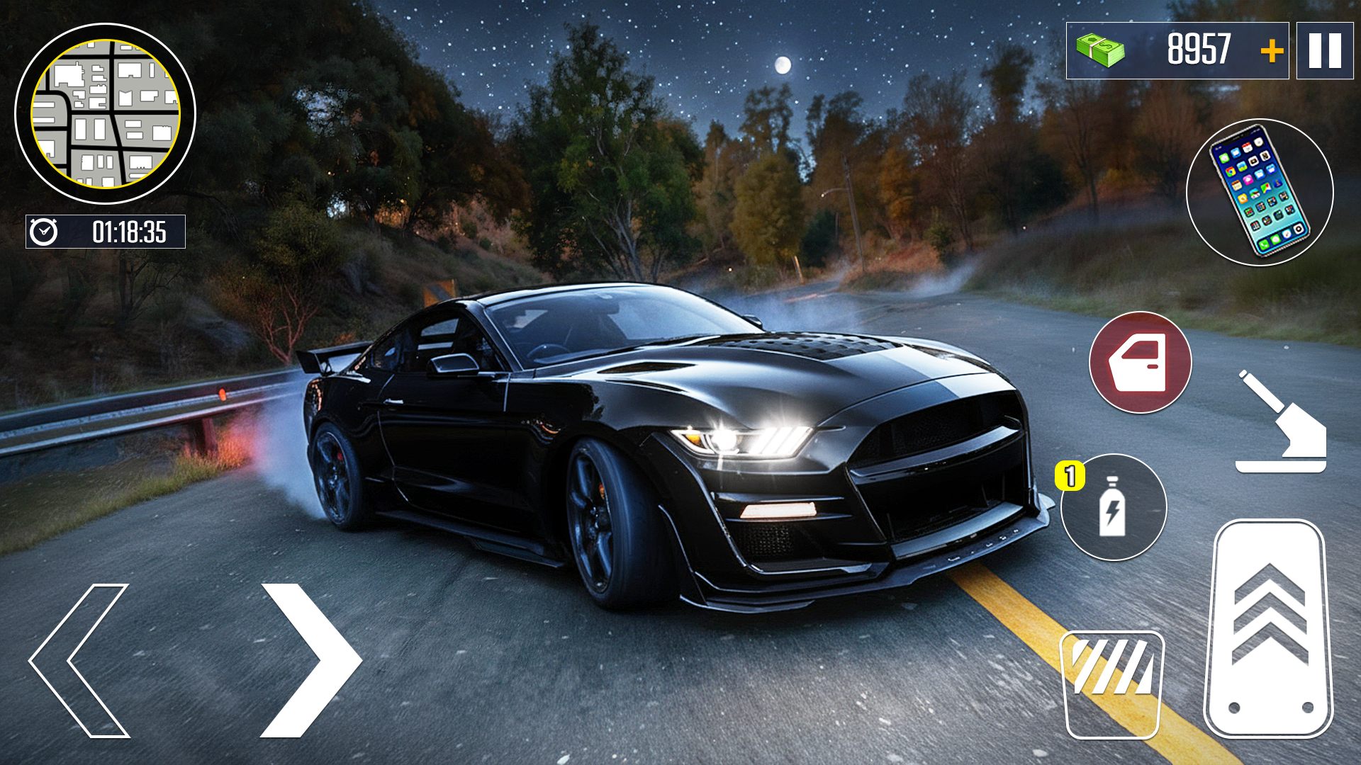 اسکرین شات 3 بازی Car Drifting Night Driving 3D