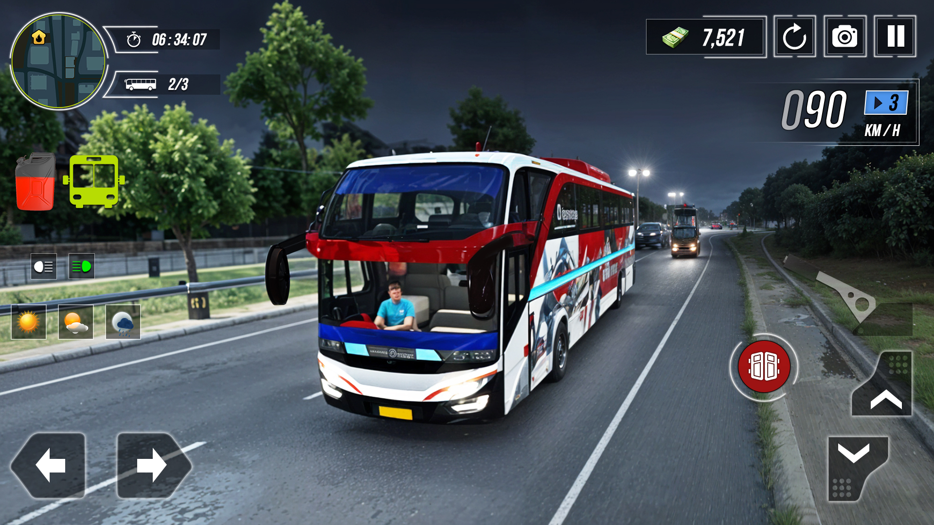 اسکرین شات 5 بازی City Bus Driving and Racing