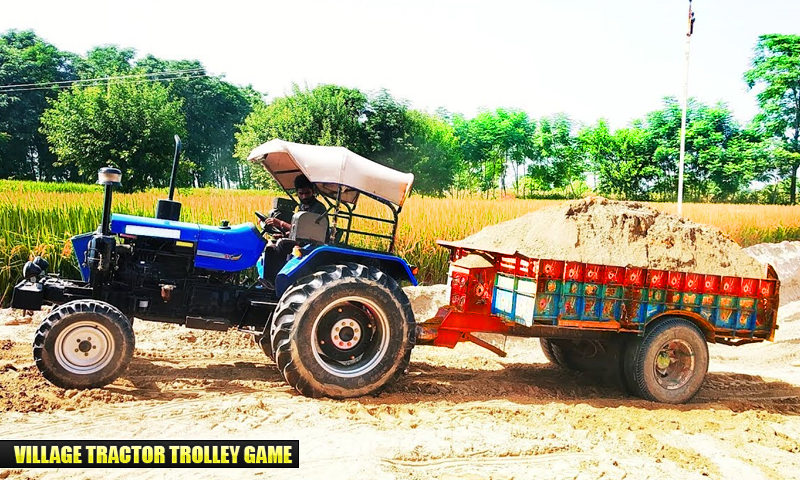 اسکرین شات 4 بازی Indian Tractor Trolley Sim Gam