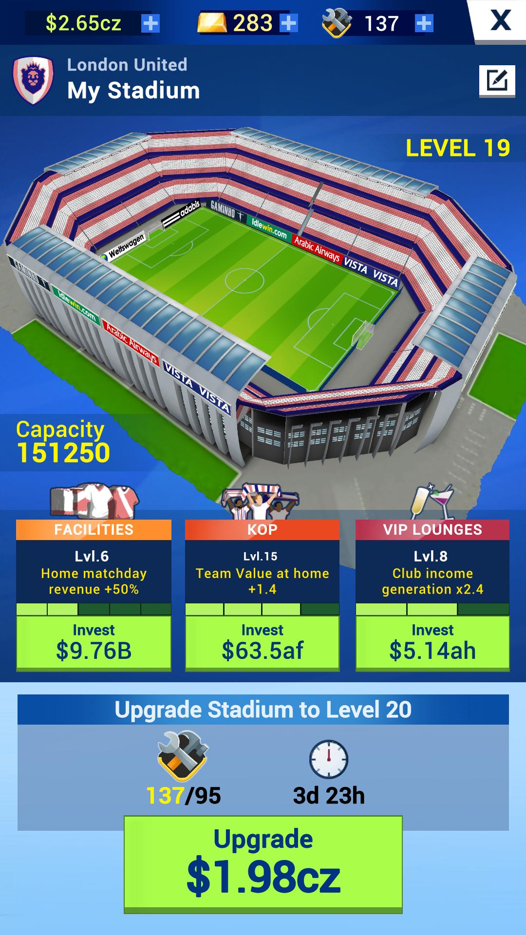 اسکرین شات 5 بازی Idle Eleven - Soccer tycoon