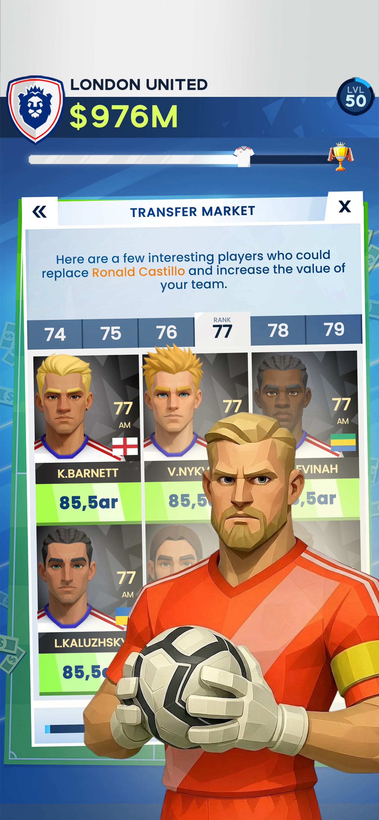 اسکرین شات 6 بازی Idle Eleven - Soccer tycoon