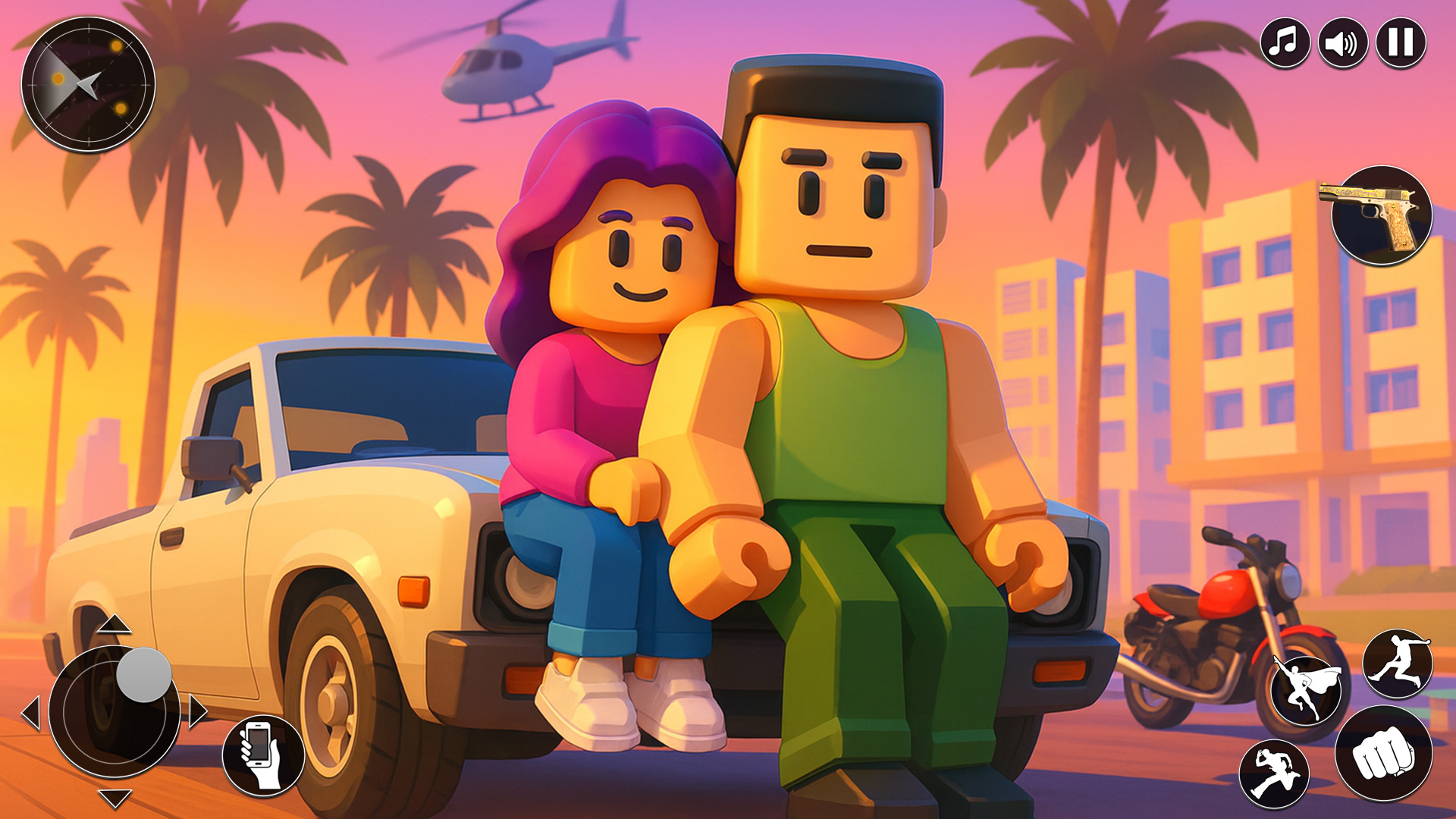 اسکرین شات 1 بازی Gangster Crime Car Driving 3D