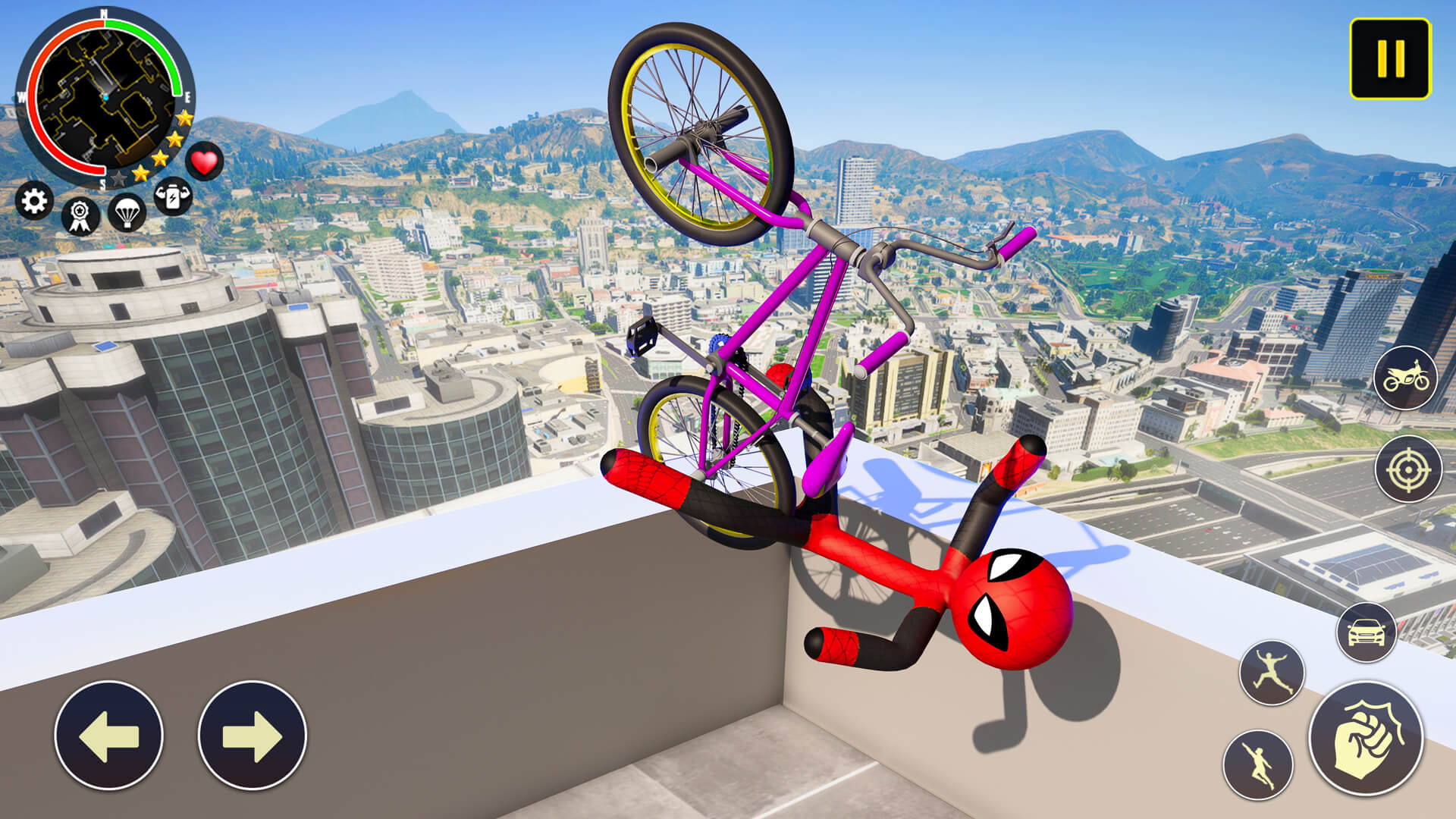 اسکرین شات 2 بازی Merge Rope Hero : Vice Town