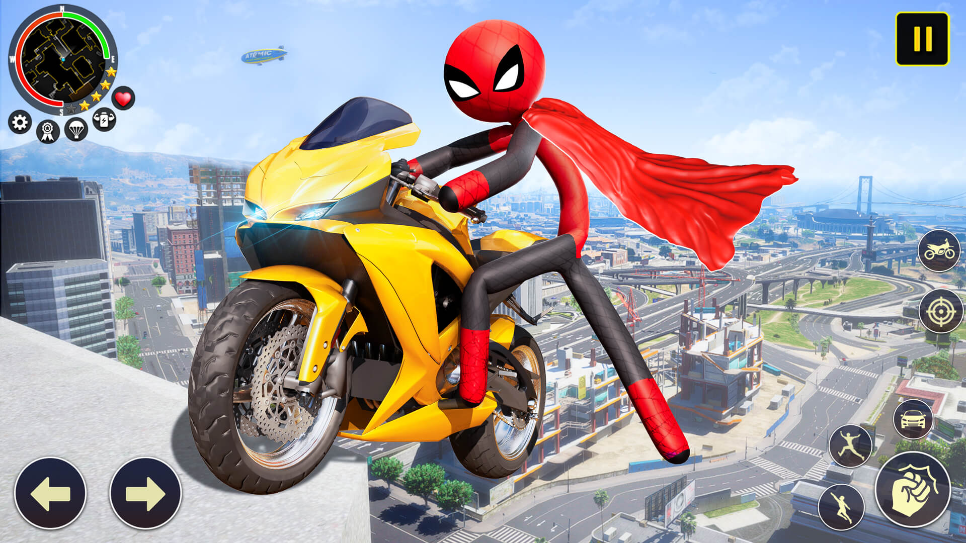 اسکرین شات 1 بازی Merge Rope Hero : Vice Town