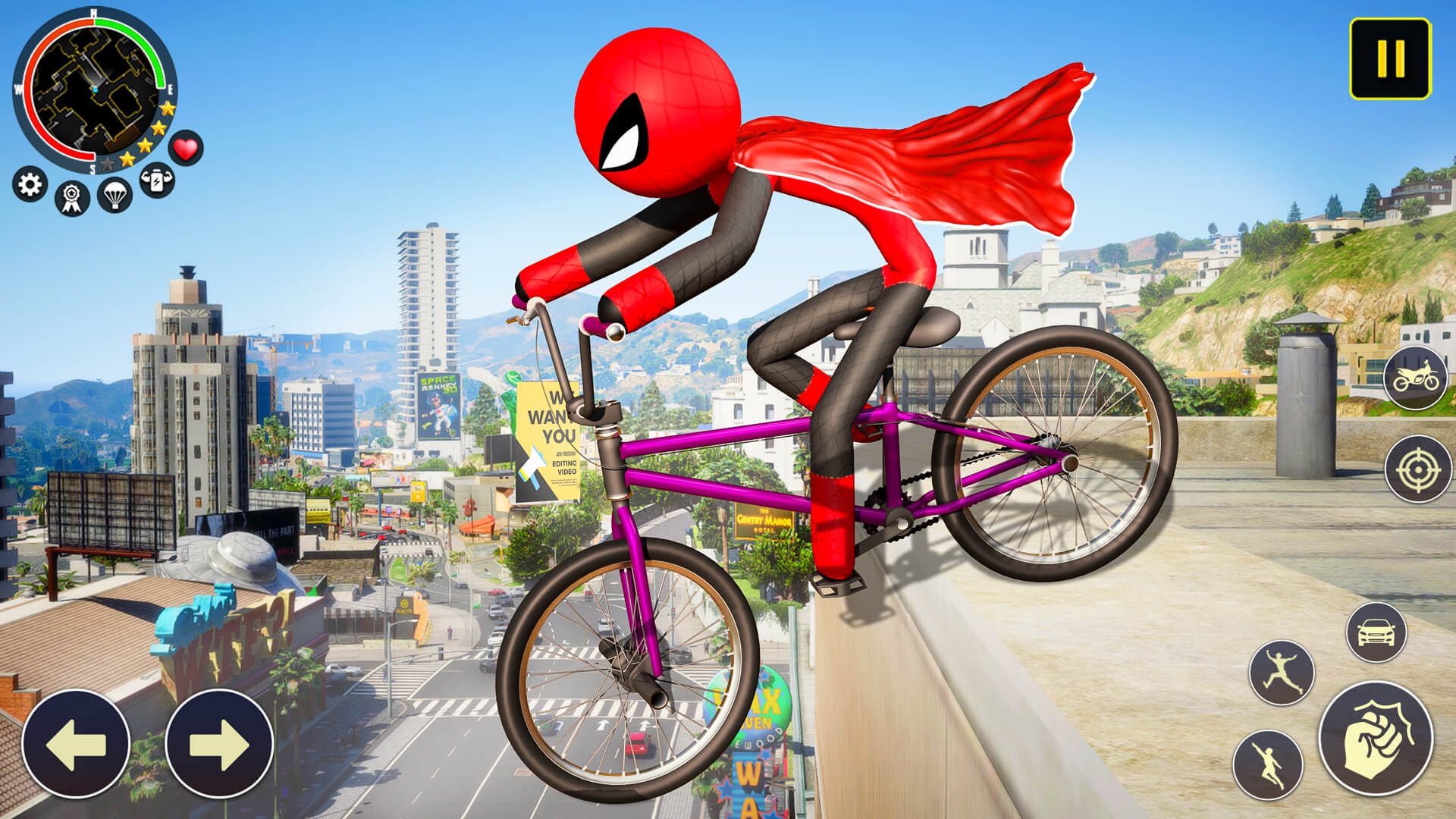 اسکرین شات 4 بازی Merge Rope Hero : Vice Town