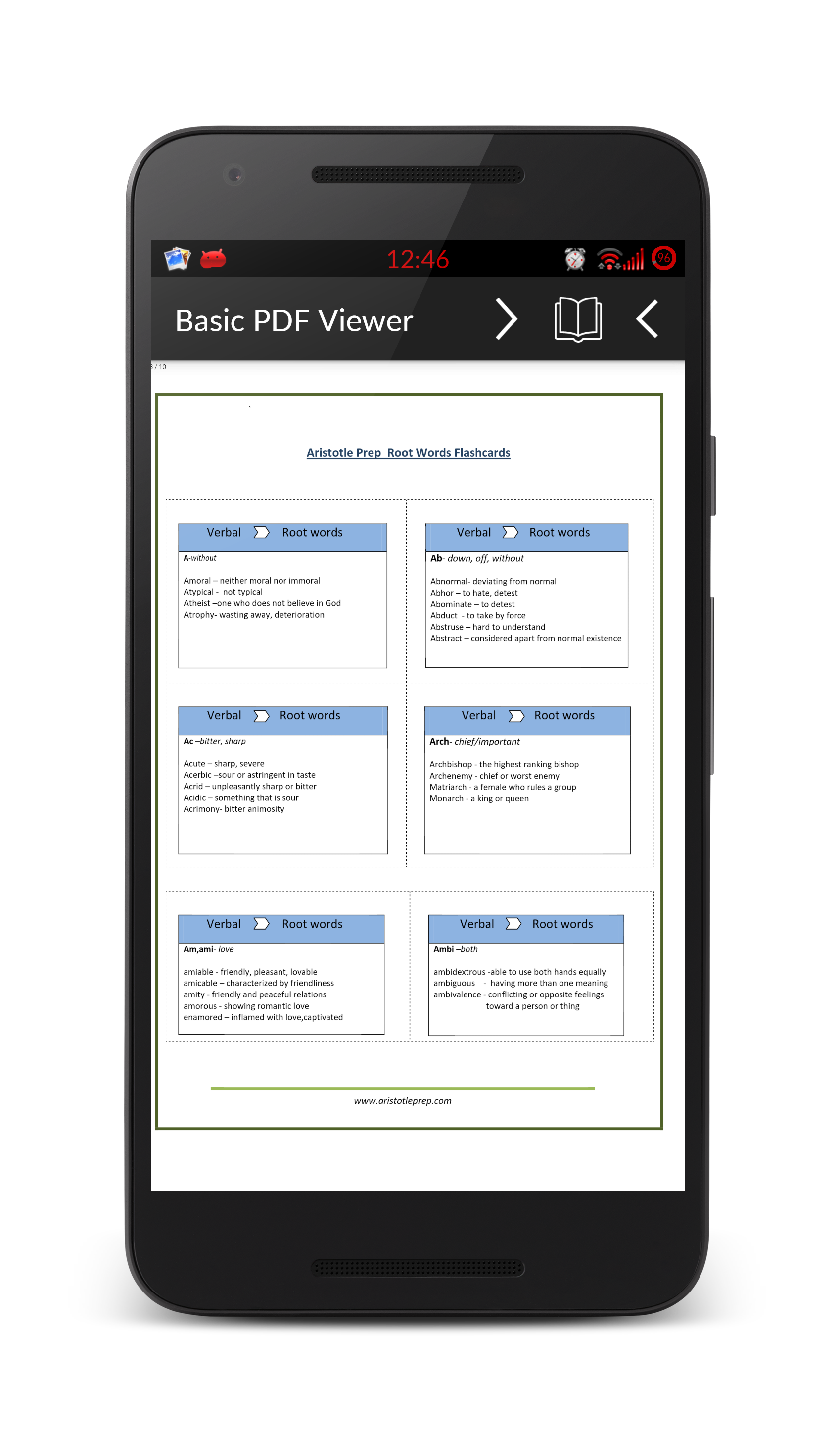 اسکرین شات 4 برنامه PDF Reader
