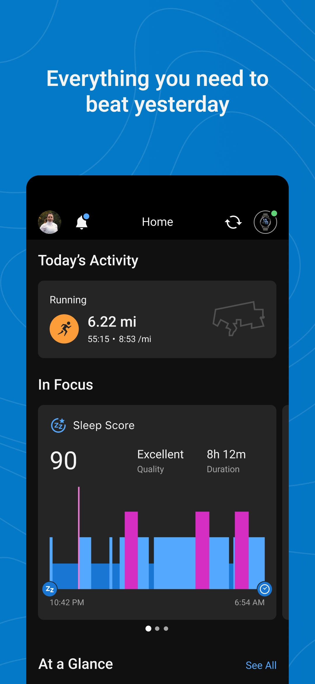 اسکرین شات 1 برنامه Garmin Connect™