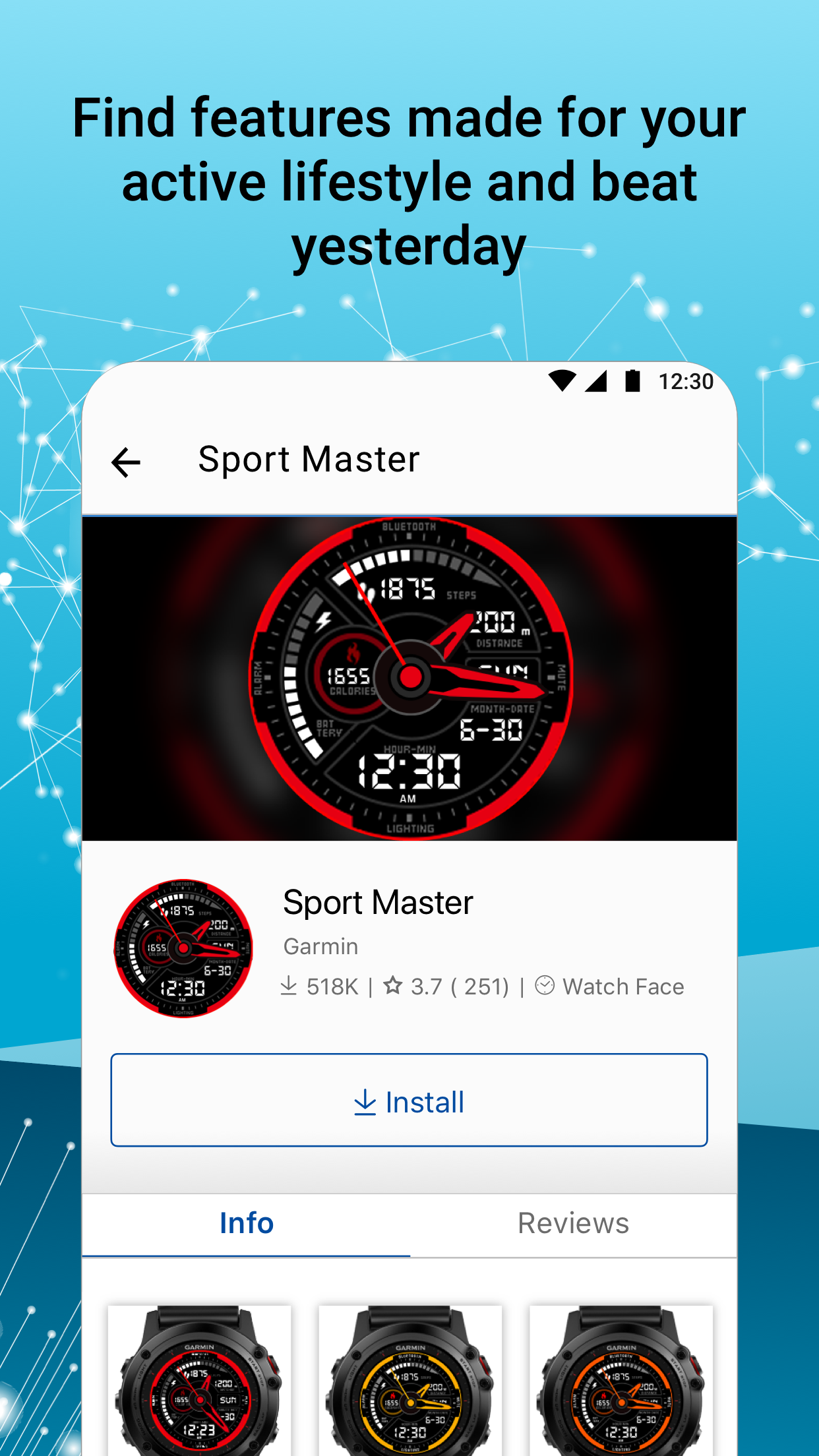 اسکرین شات 3 برنامه Connect IQ™ Store