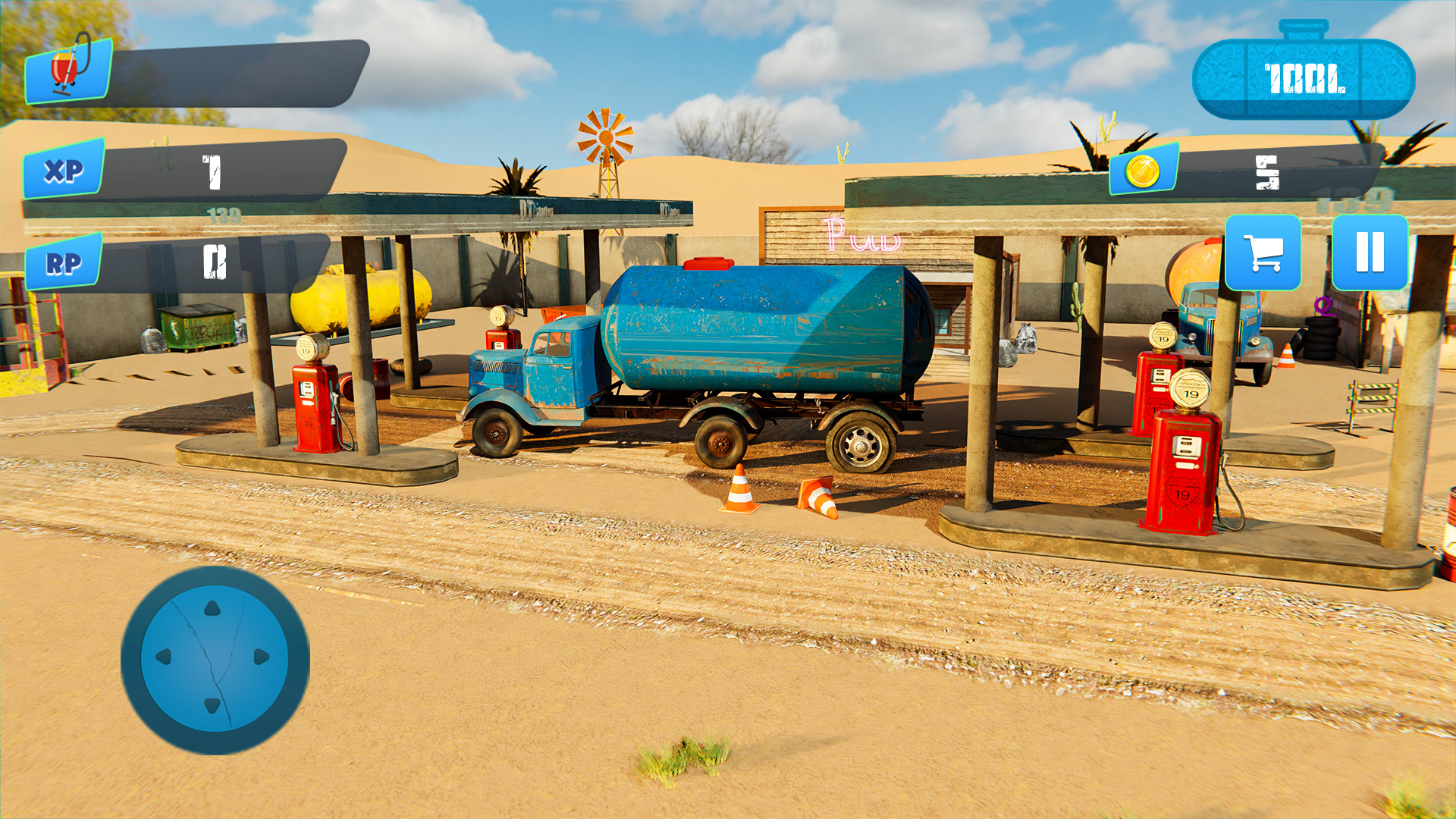 اسکرین شات 4 بازی Car Gas Station Gadi wala Game