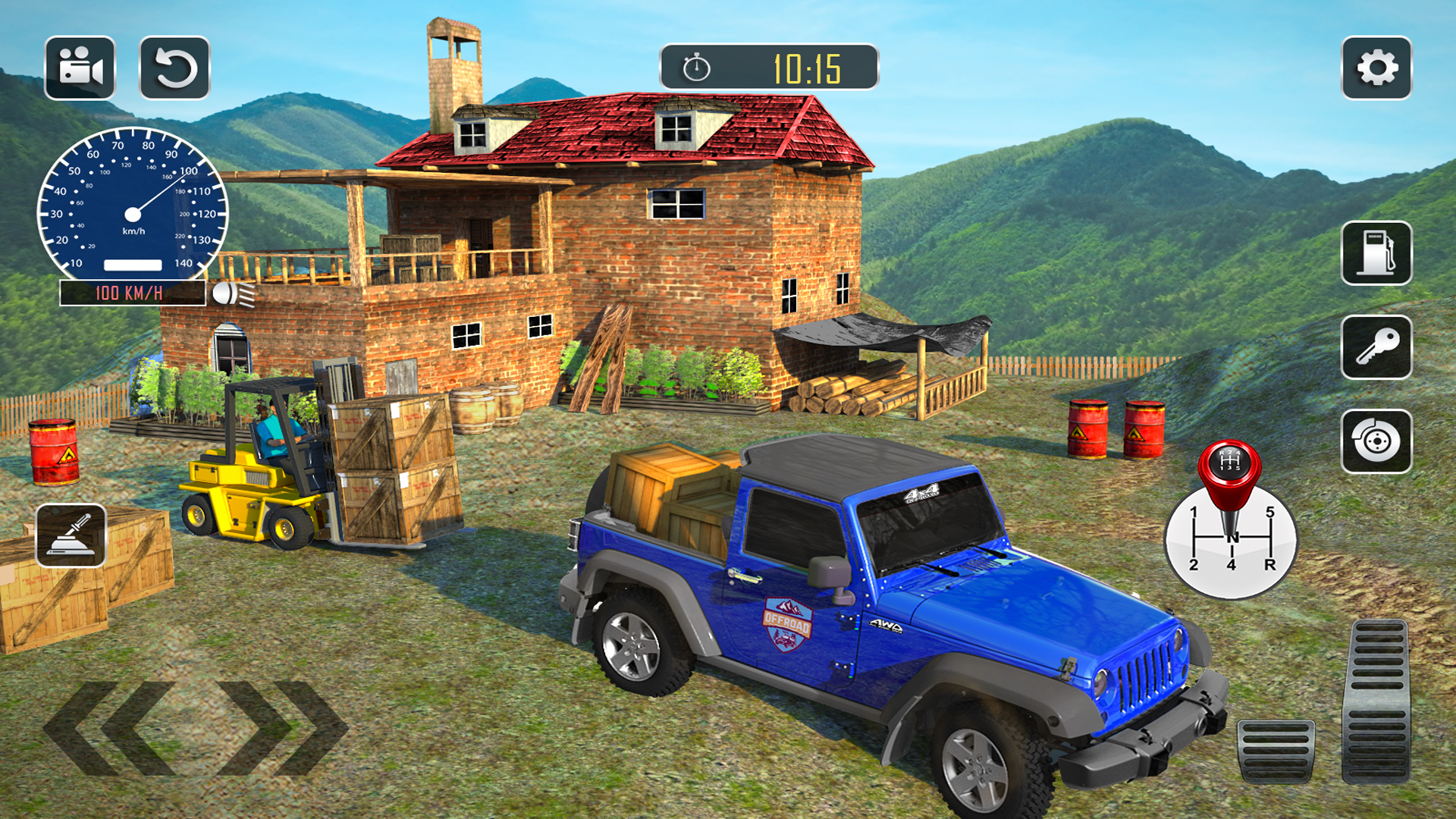 اسکرین شات 3 برنامه Extreme Cargo SUV Driving Game