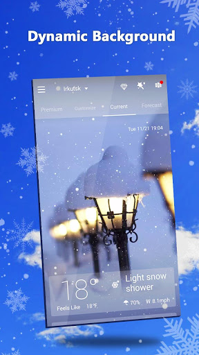 اسکرین شات 2 برنامه GO Weather - Widget, Theme, Wallpaper, Efficient