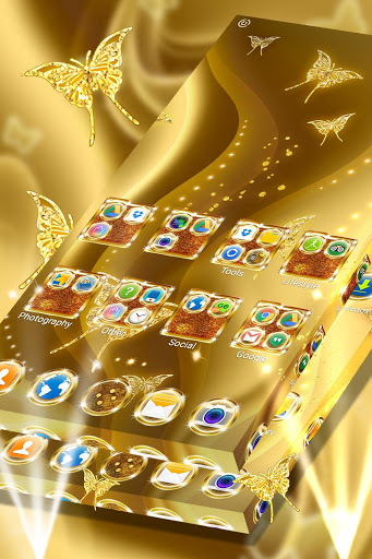 اسکرین شات 1 برنامه Golden Launcher