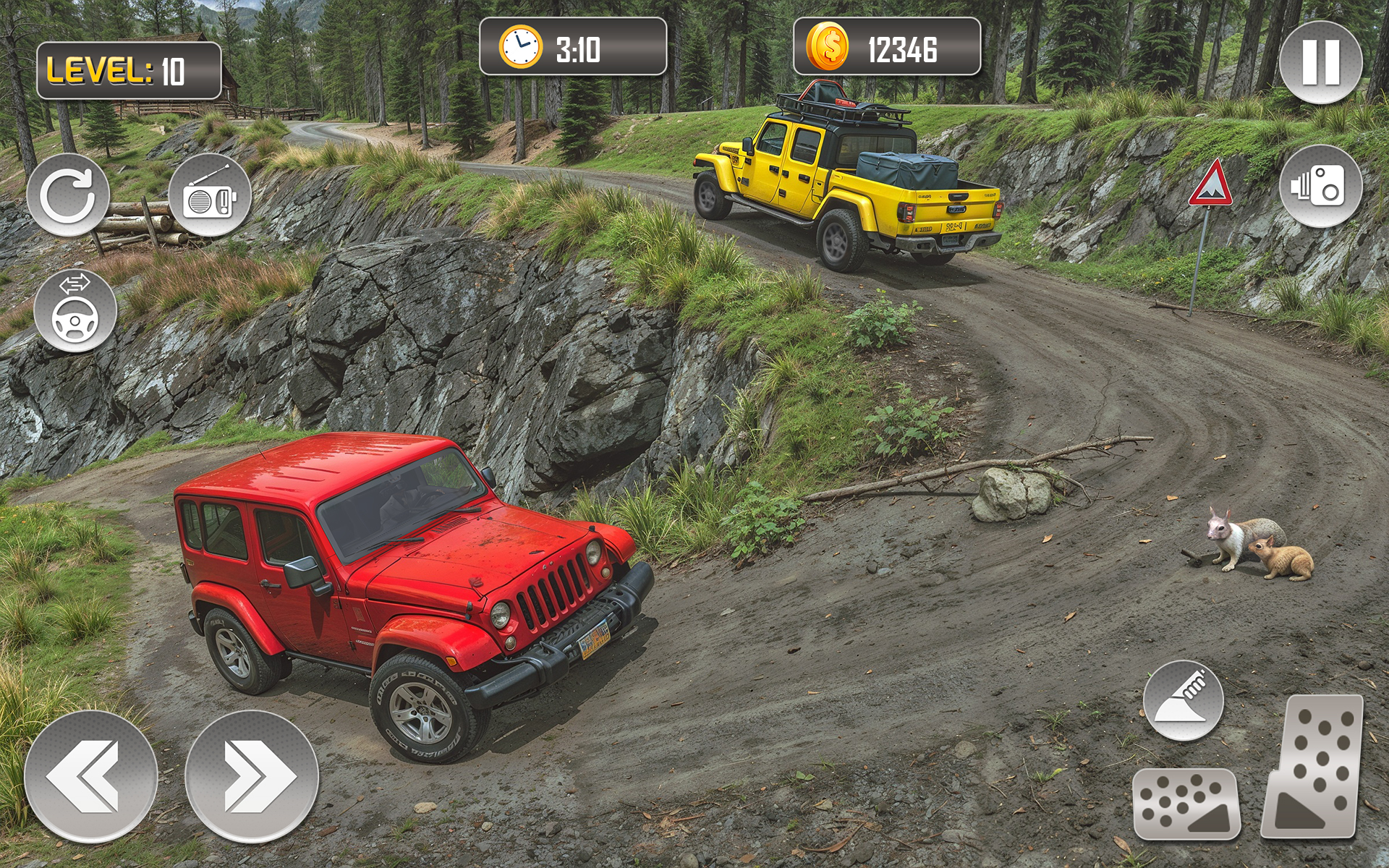 اسکرین شات 2 برنامه 4X4 Offraod Jeep Driving Games