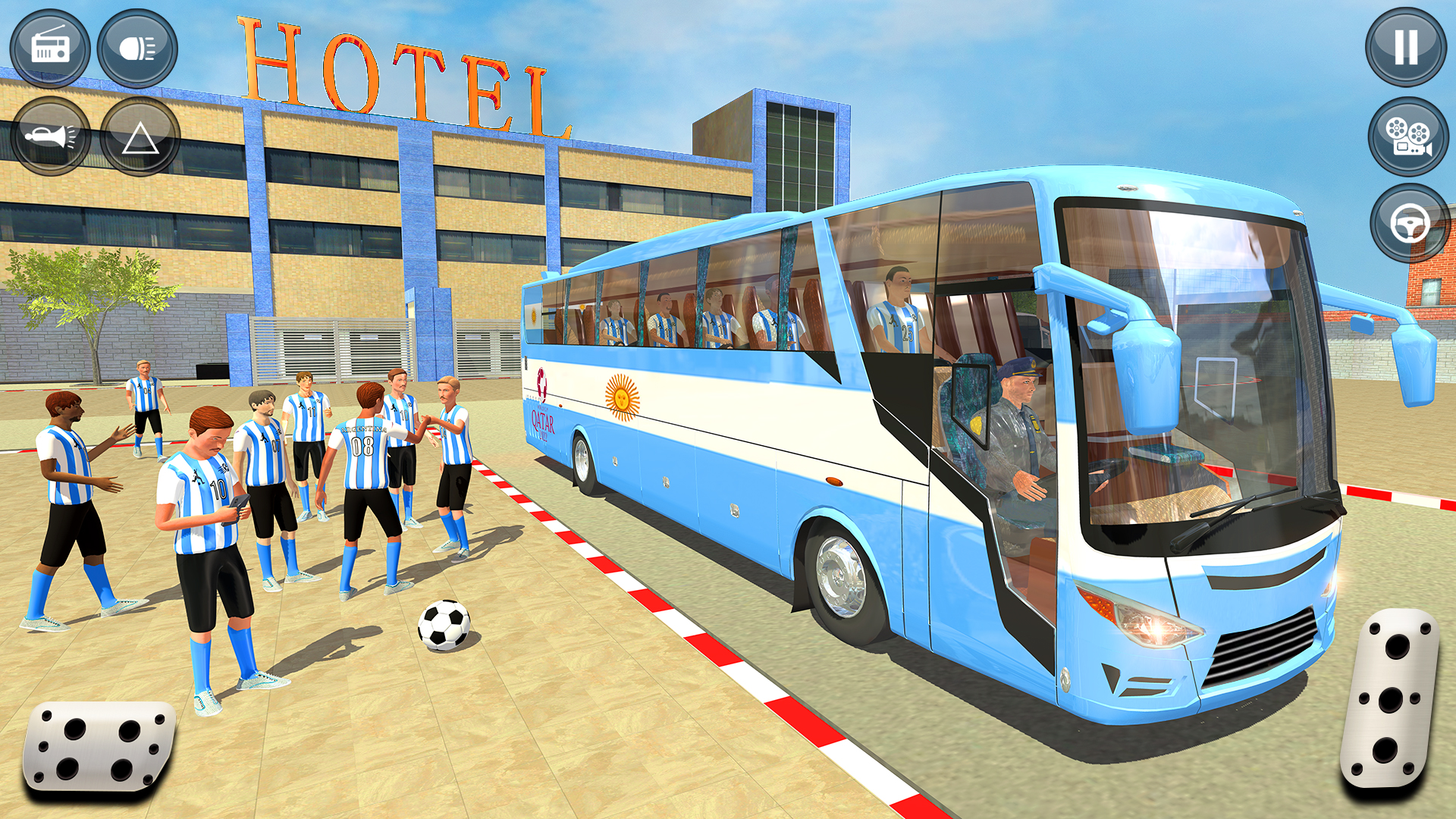 اسکرین شات 1 برنامه City Bus Simulator 3D Games
