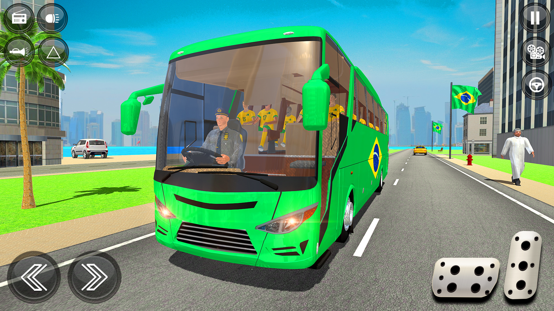 اسکرین شات 2 برنامه City Bus Simulator 3D Games