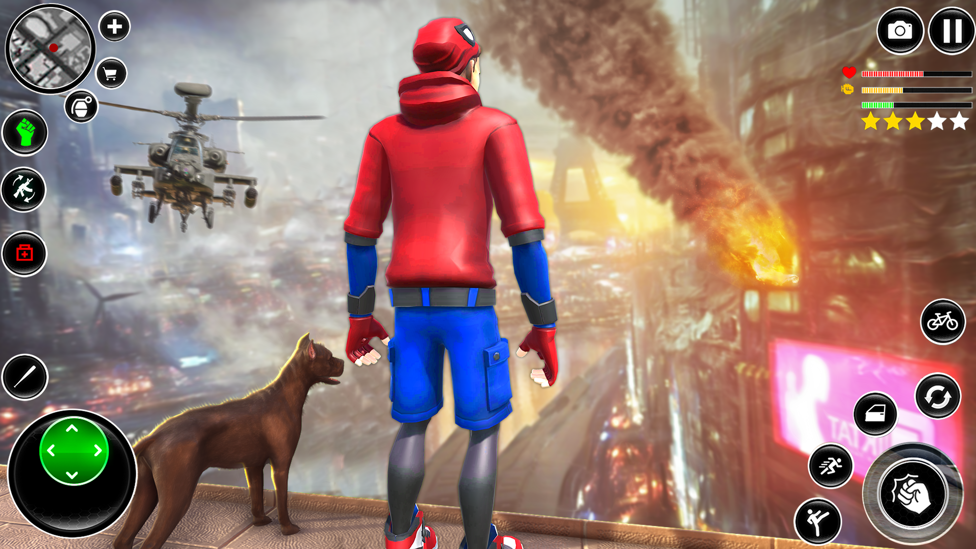 اسکرین شات 6 برنامه Miami Rope Spider Fighting Man