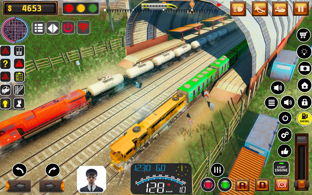 اسکرین شات 2 برنامه City Train Driving Sim
