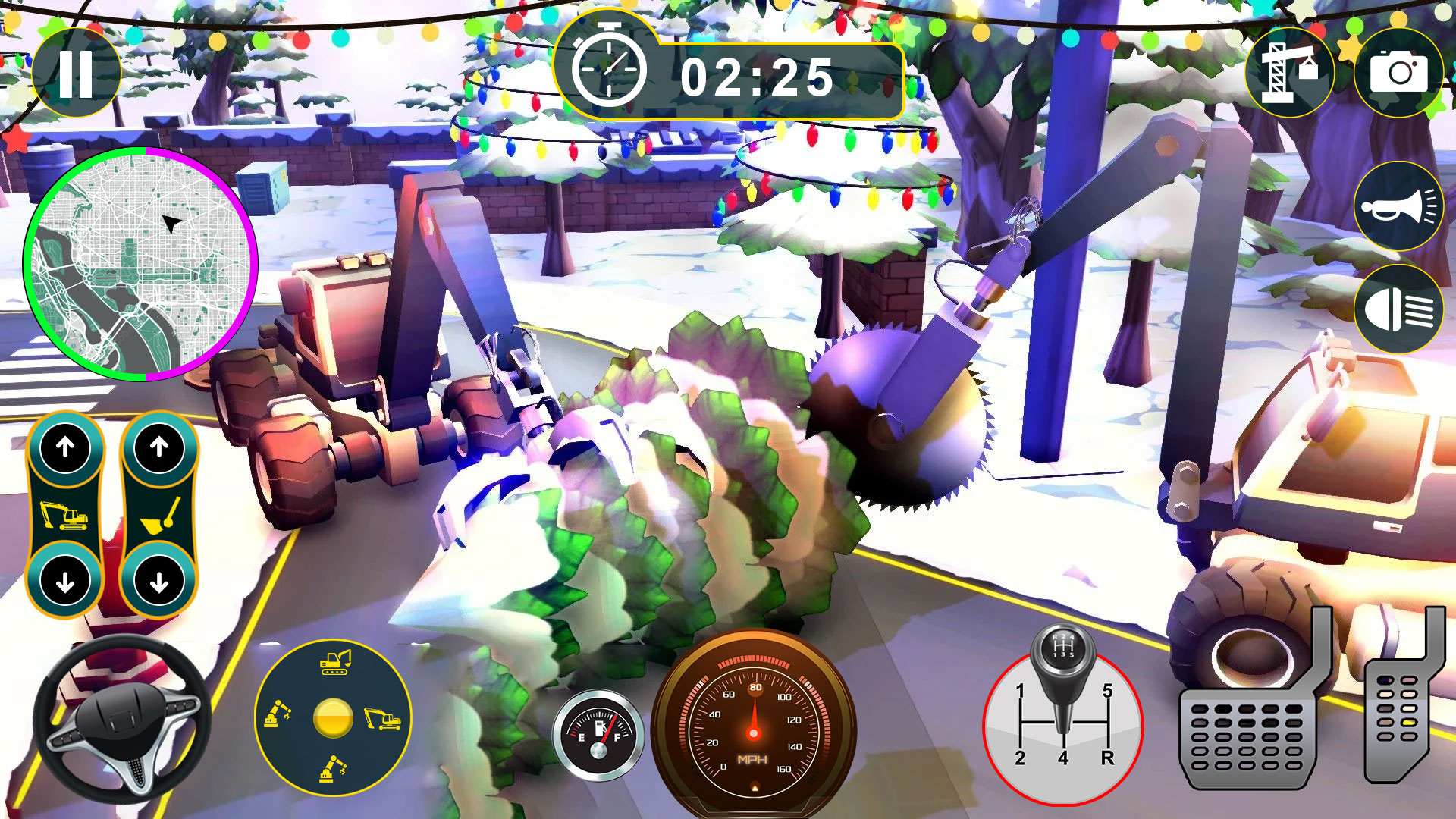 اسکرین شات 4 برنامه Snow Excavator Truck Simulator