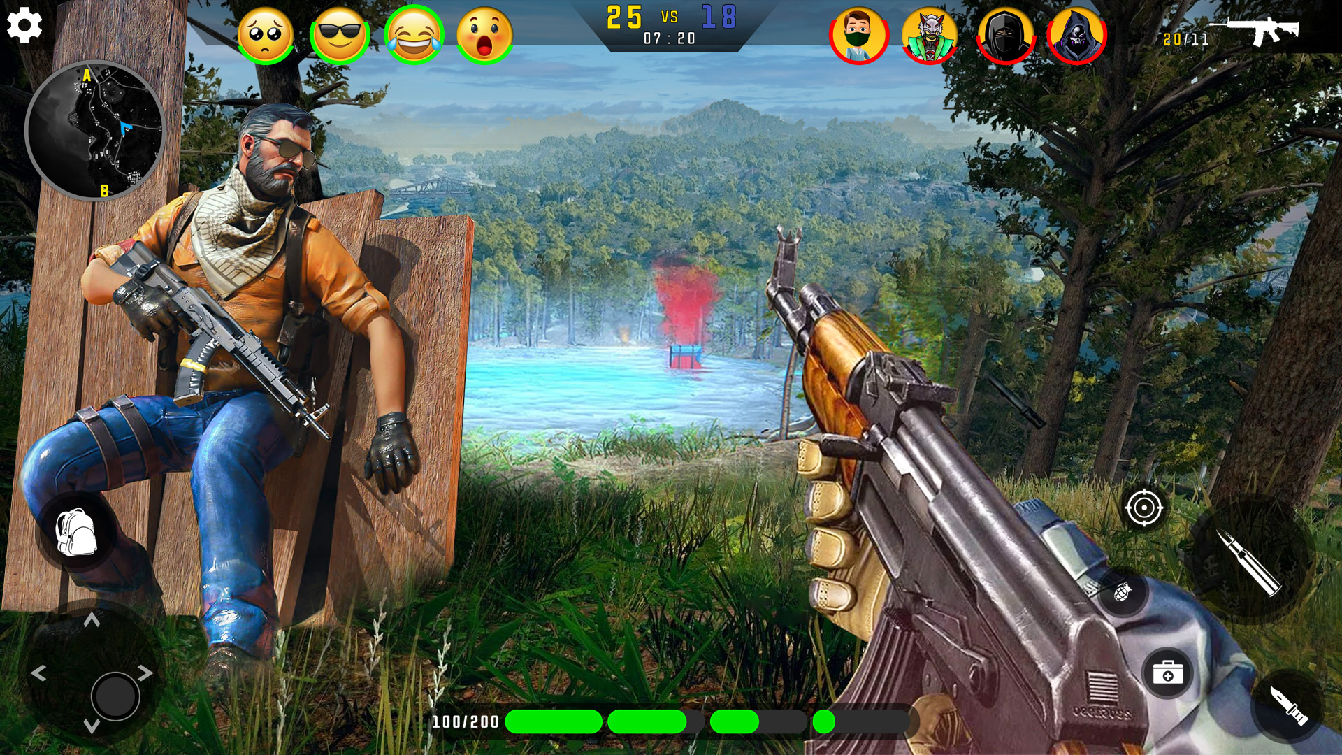 اسکرین شات 3 بازی Gun Games 3D Banduk Wala Game