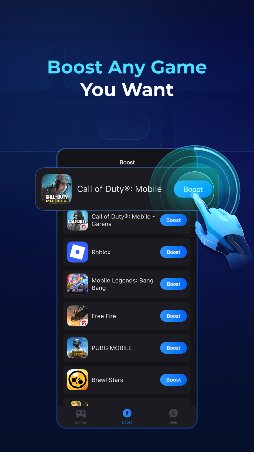 اسکرین شات 6 برنامه GearUP: Lower Lag Game Booster