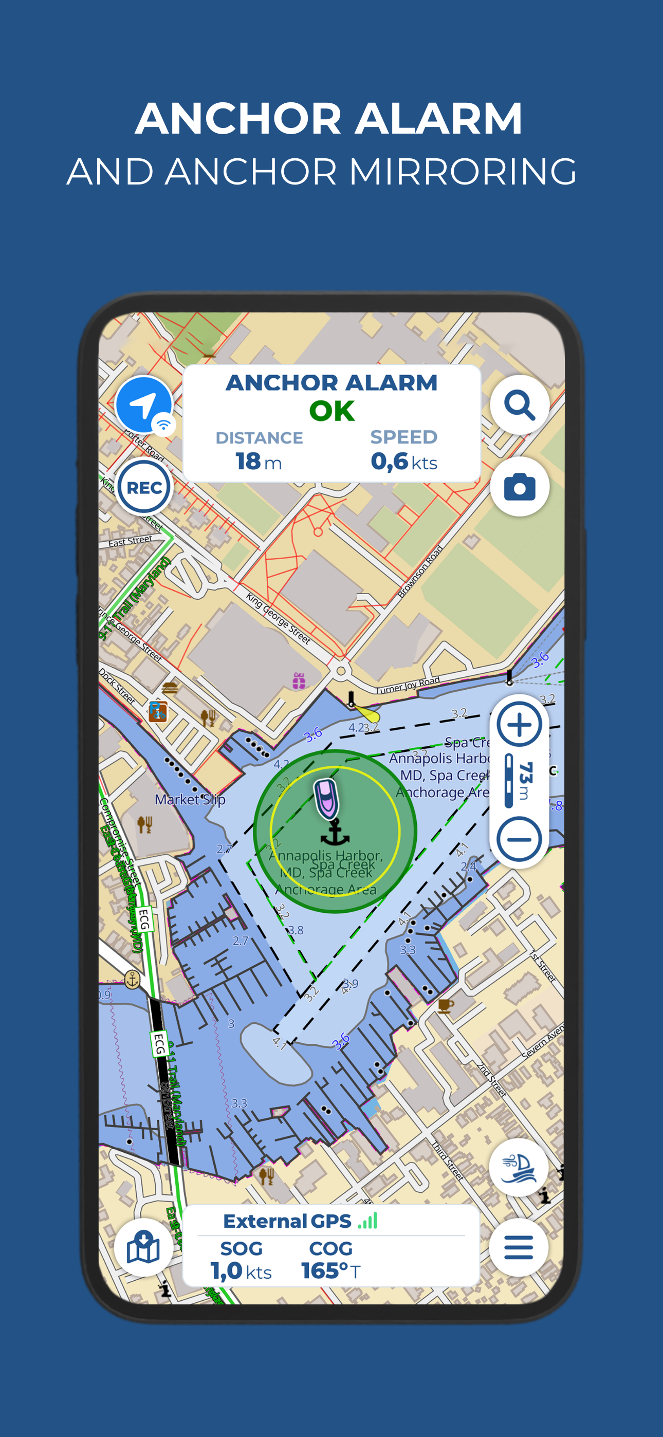 اسکرین شات 6 برنامه Aqua Map Boating