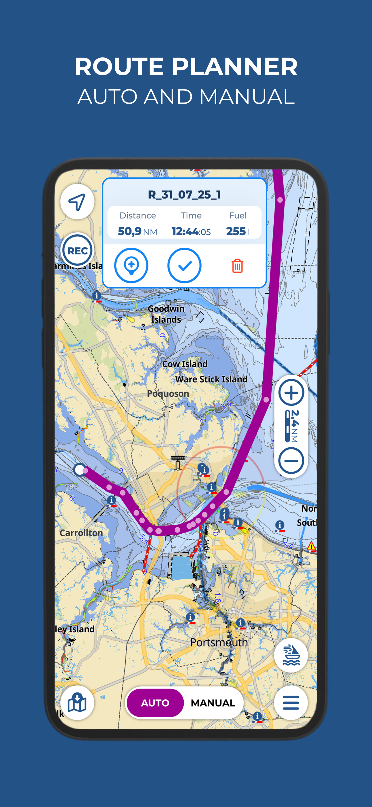 اسکرین شات 5 برنامه Aqua Map Boating