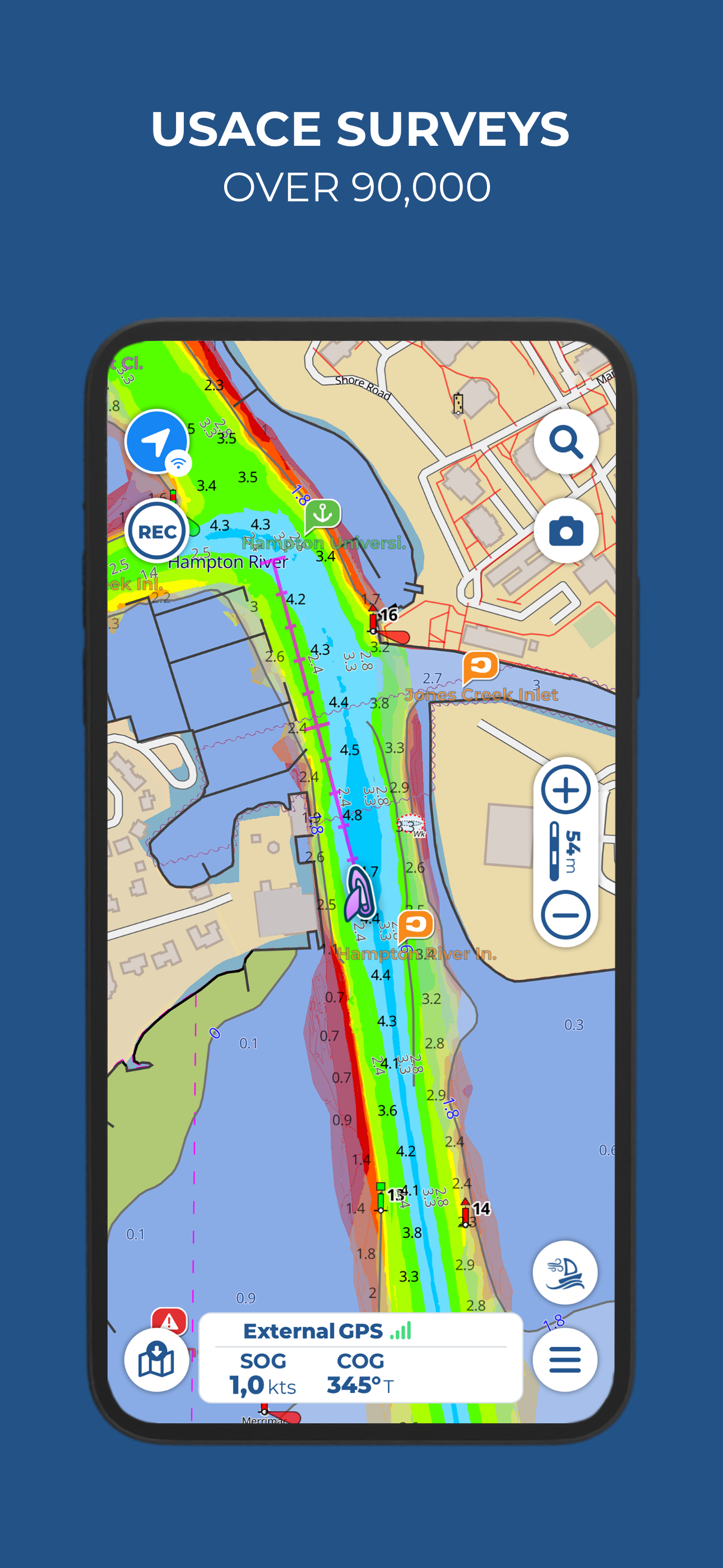 اسکرین شات 3 برنامه Aqua Map Boating