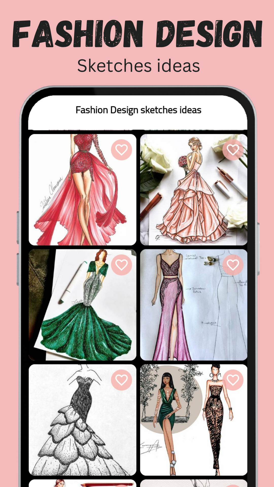 اسکرین شات 3 برنامه Fashion Design: Sketch Ideas