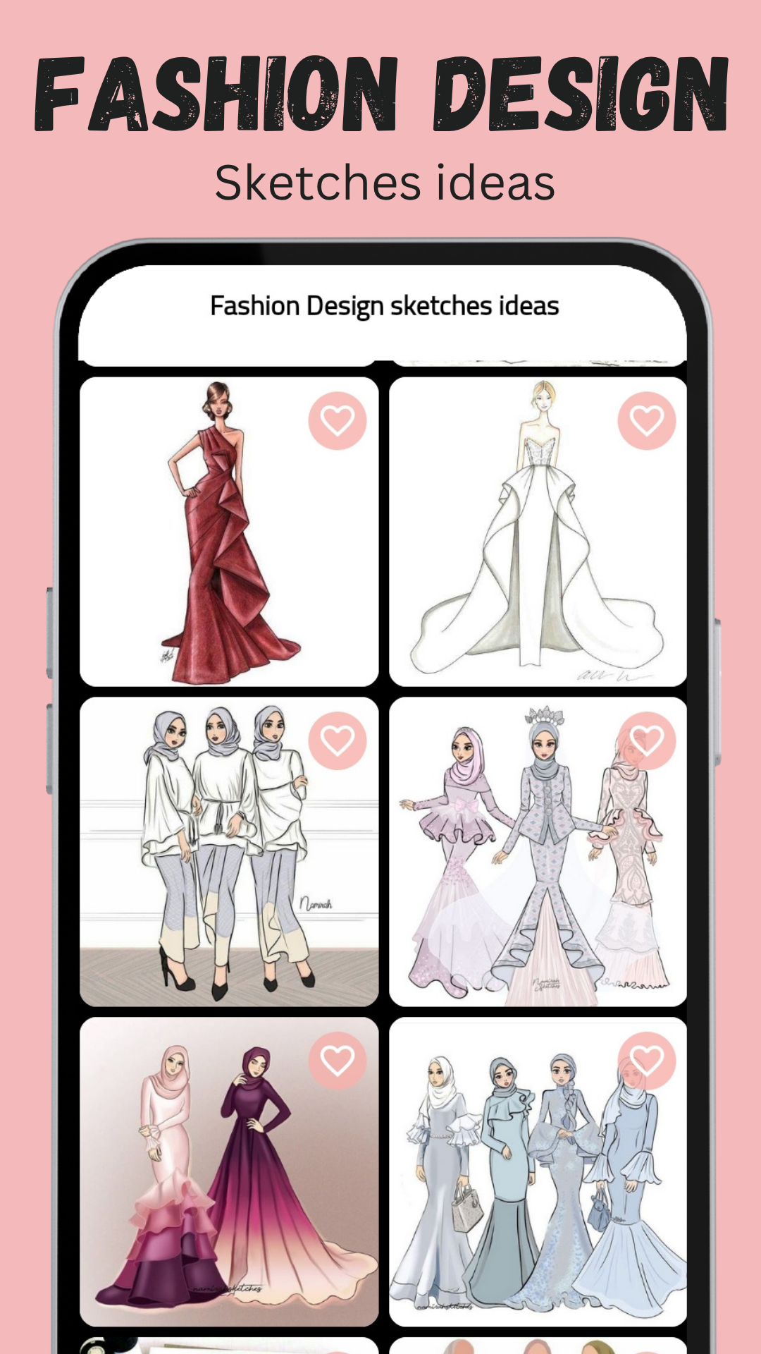 اسکرین شات 5 برنامه Fashion Design: Sketch Ideas