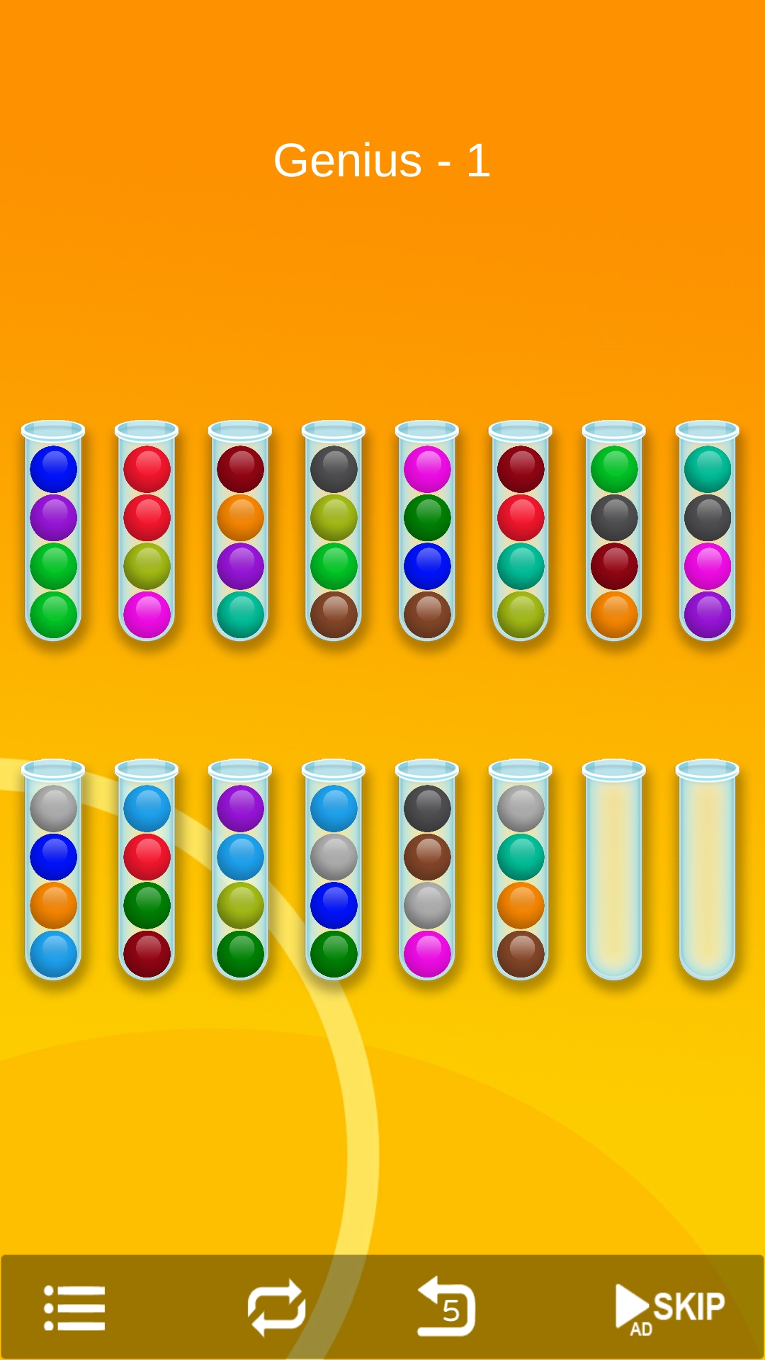 اسکرین شات 8 بازی Ball Sort - Bubble Sort Puzzle