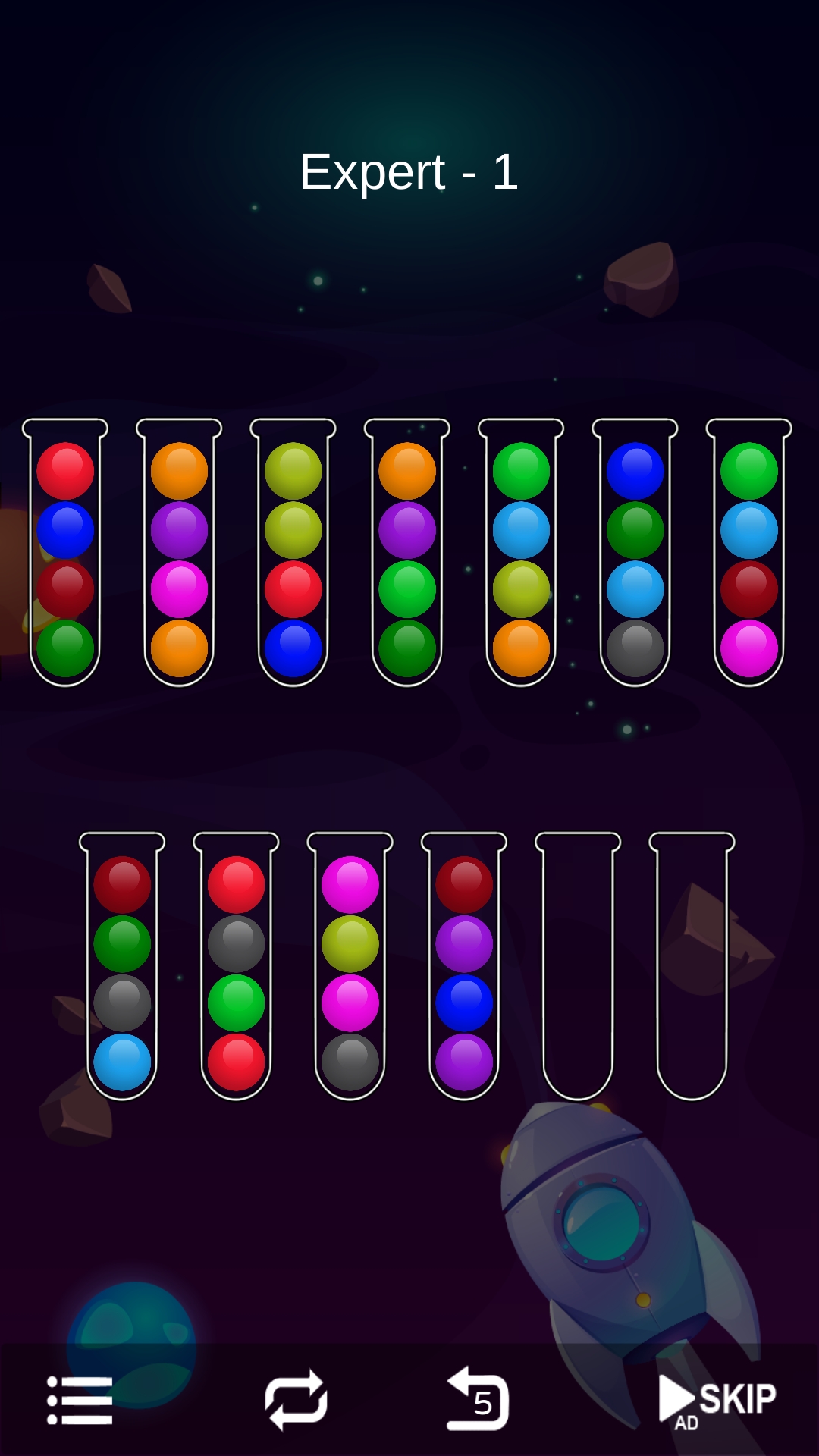 اسکرین شات 7 بازی Ball Sort - Bubble Sort Puzzle