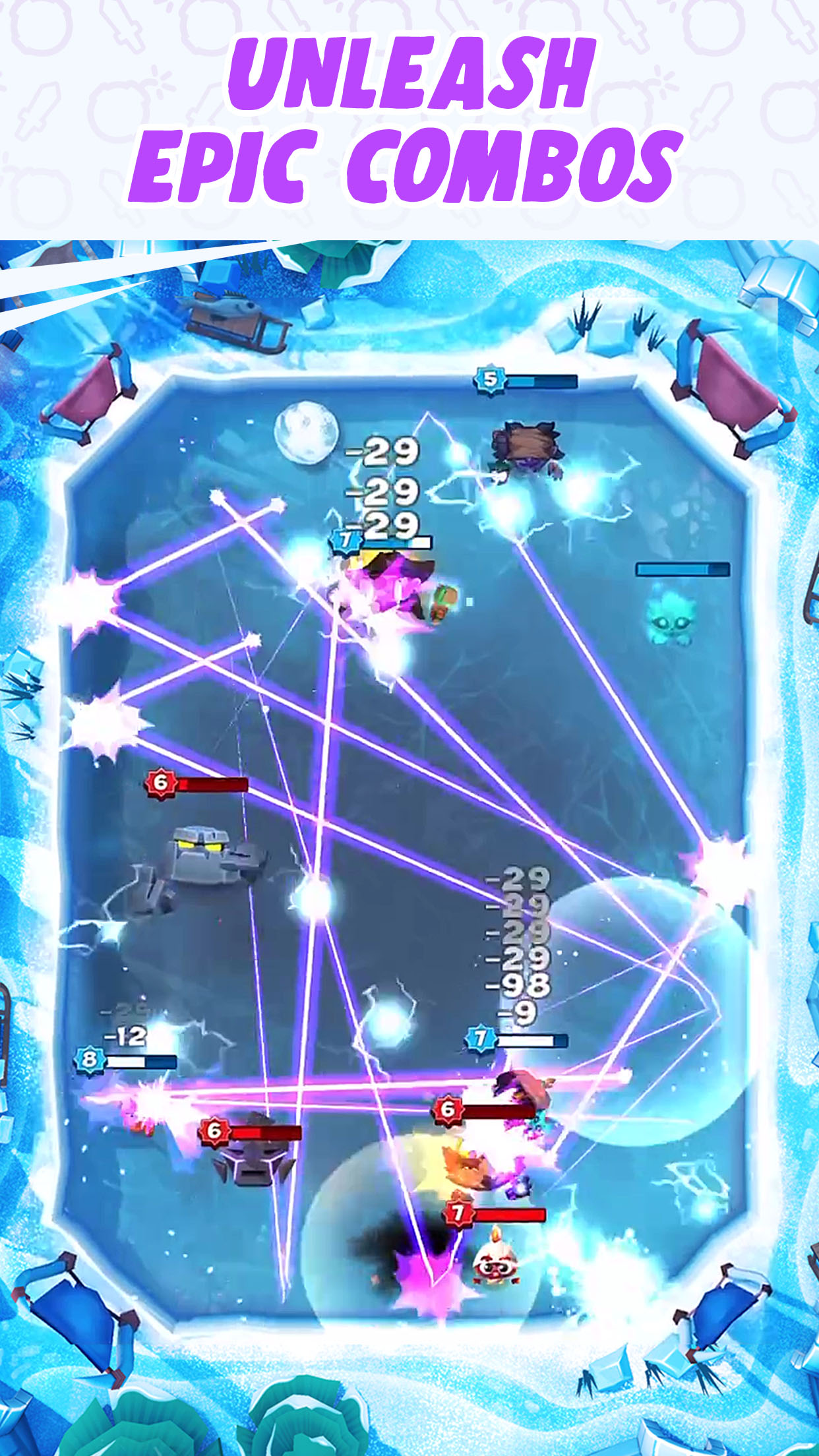 اسکرین شات 5 بازی Smashing Four: PvP Hero bump