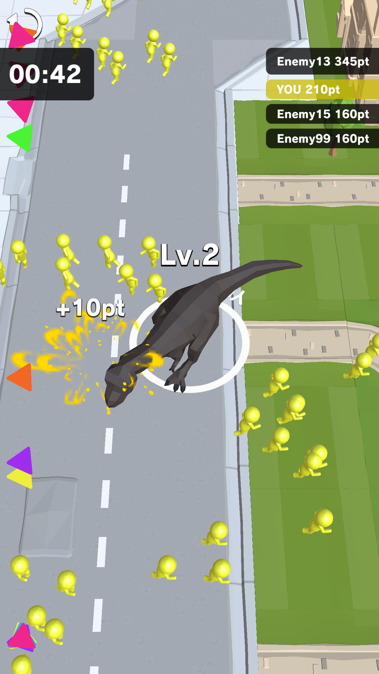 اسکرین شات 2 بازی Dinosaur Rampage