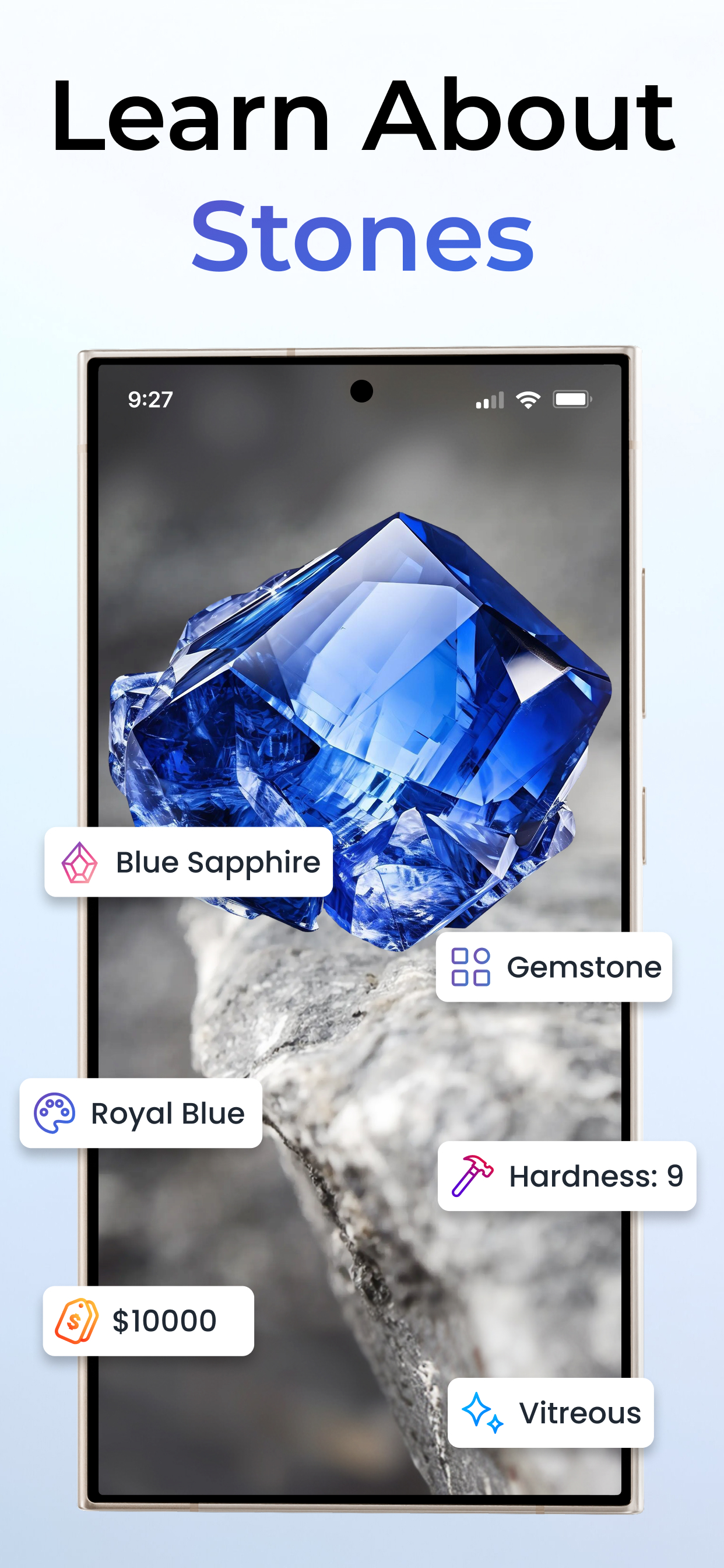 اسکرین شات 2 برنامه Stone Identifier Rock Scanner