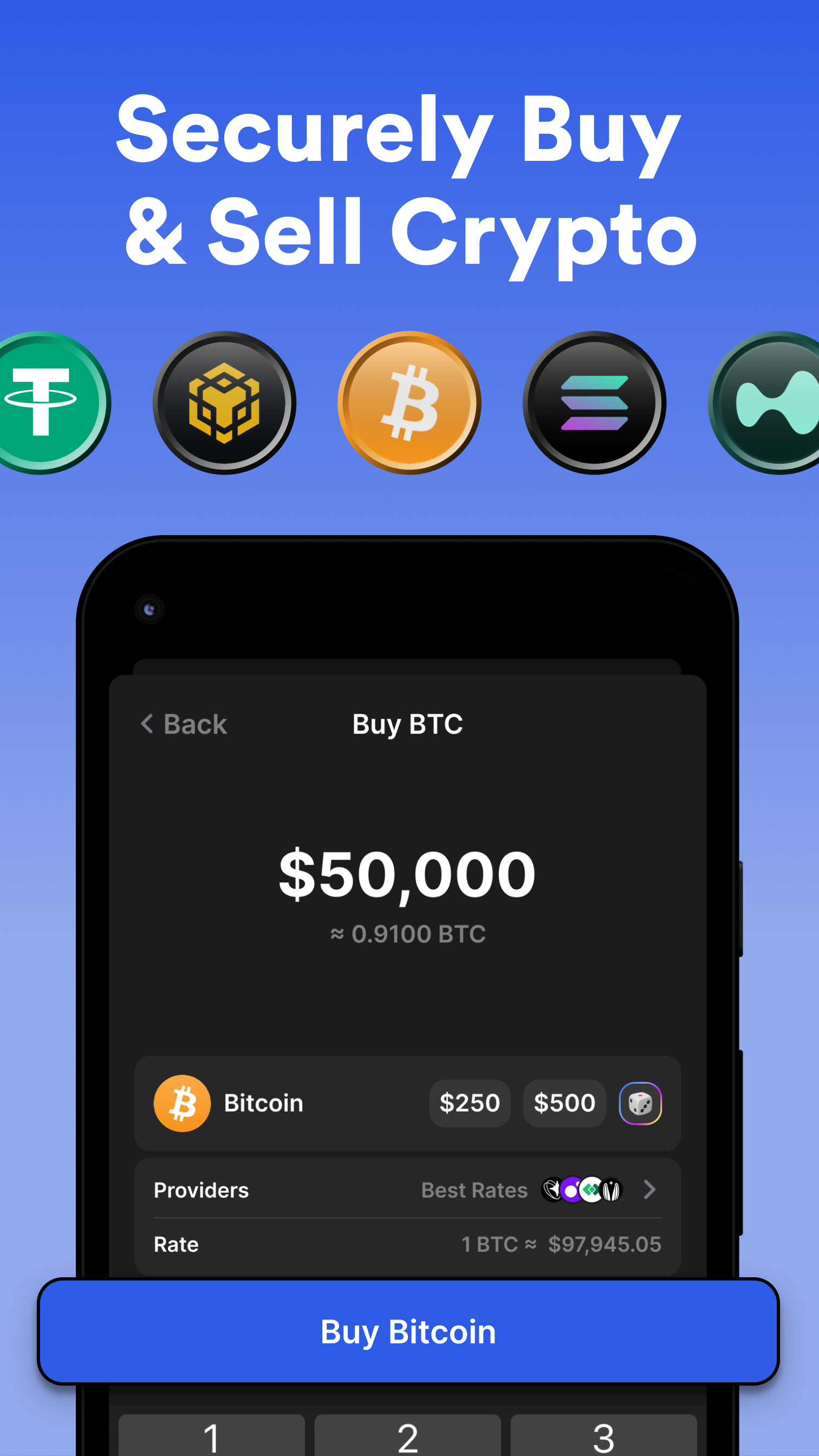 اسکرین شات 4 برنامه Gem Wallet: Bitcoin, USDT, BNB