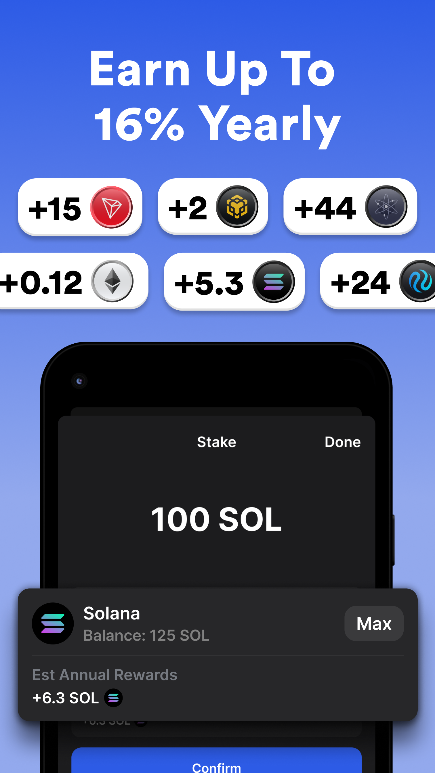 اسکرین شات 5 برنامه Gem Wallet: Bitcoin, USDT, BNB