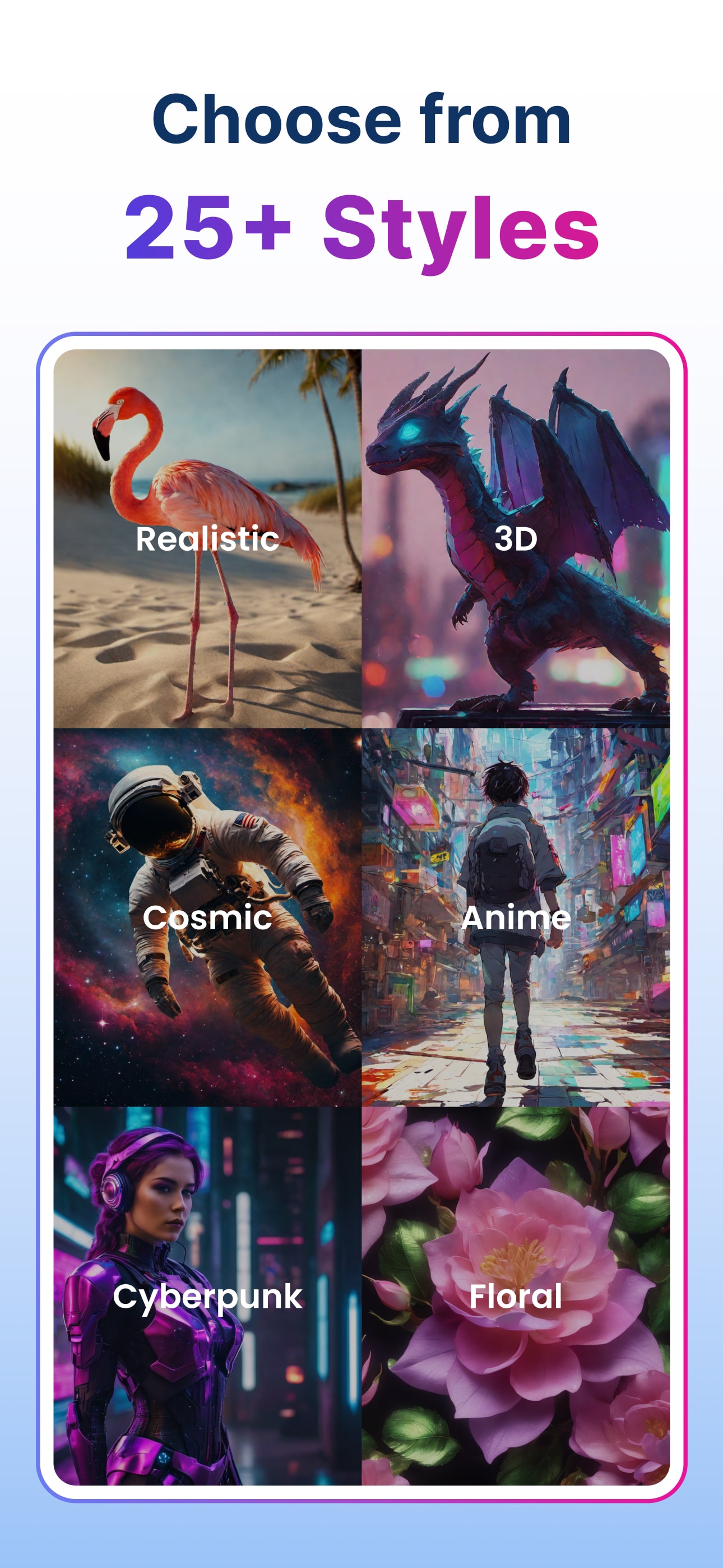 اسکرین شات 5 برنامه Gencraft - AI Art Generator