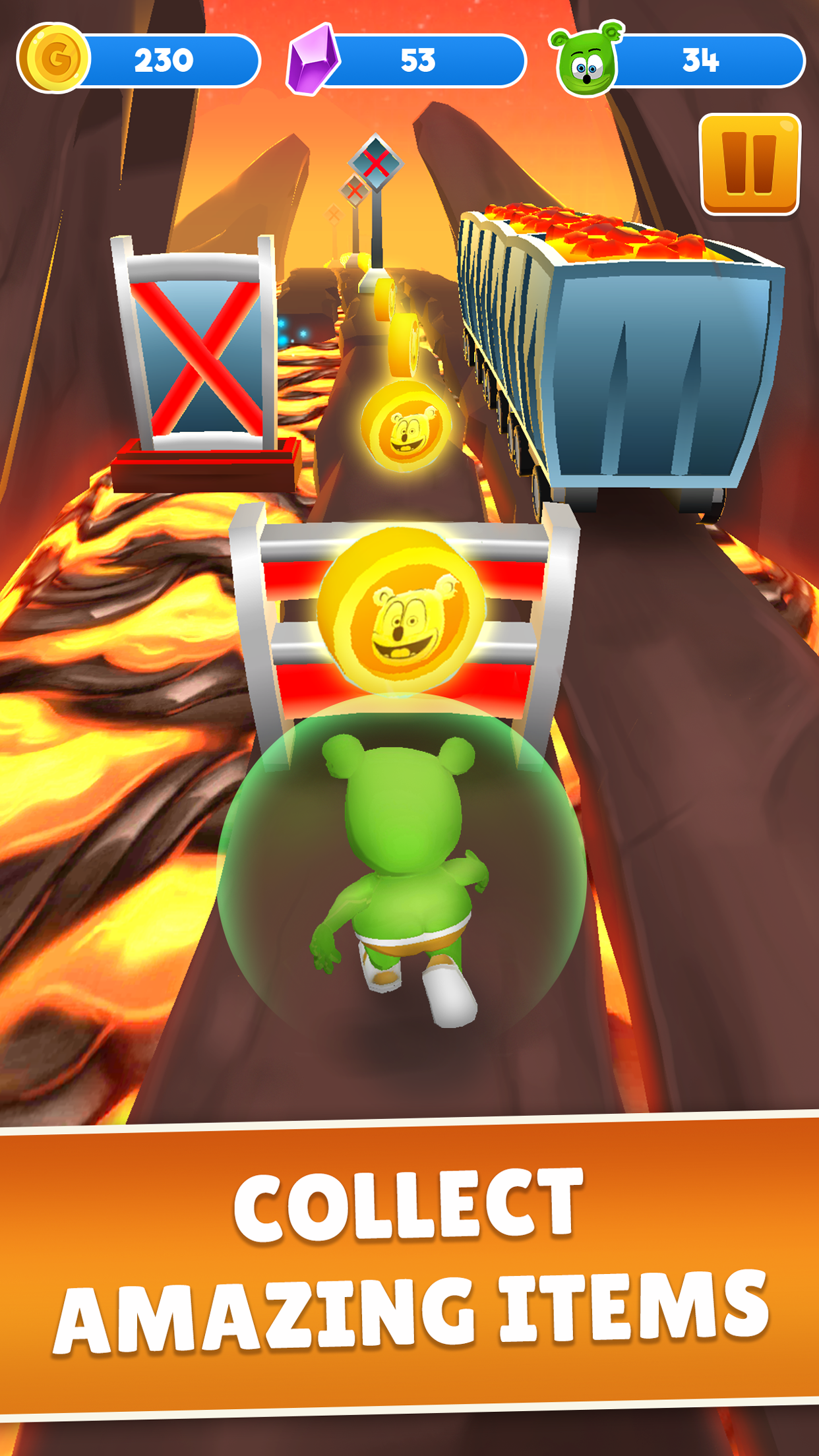 اسکرین شات 4 بازی Gummy Bear Run: Running Games