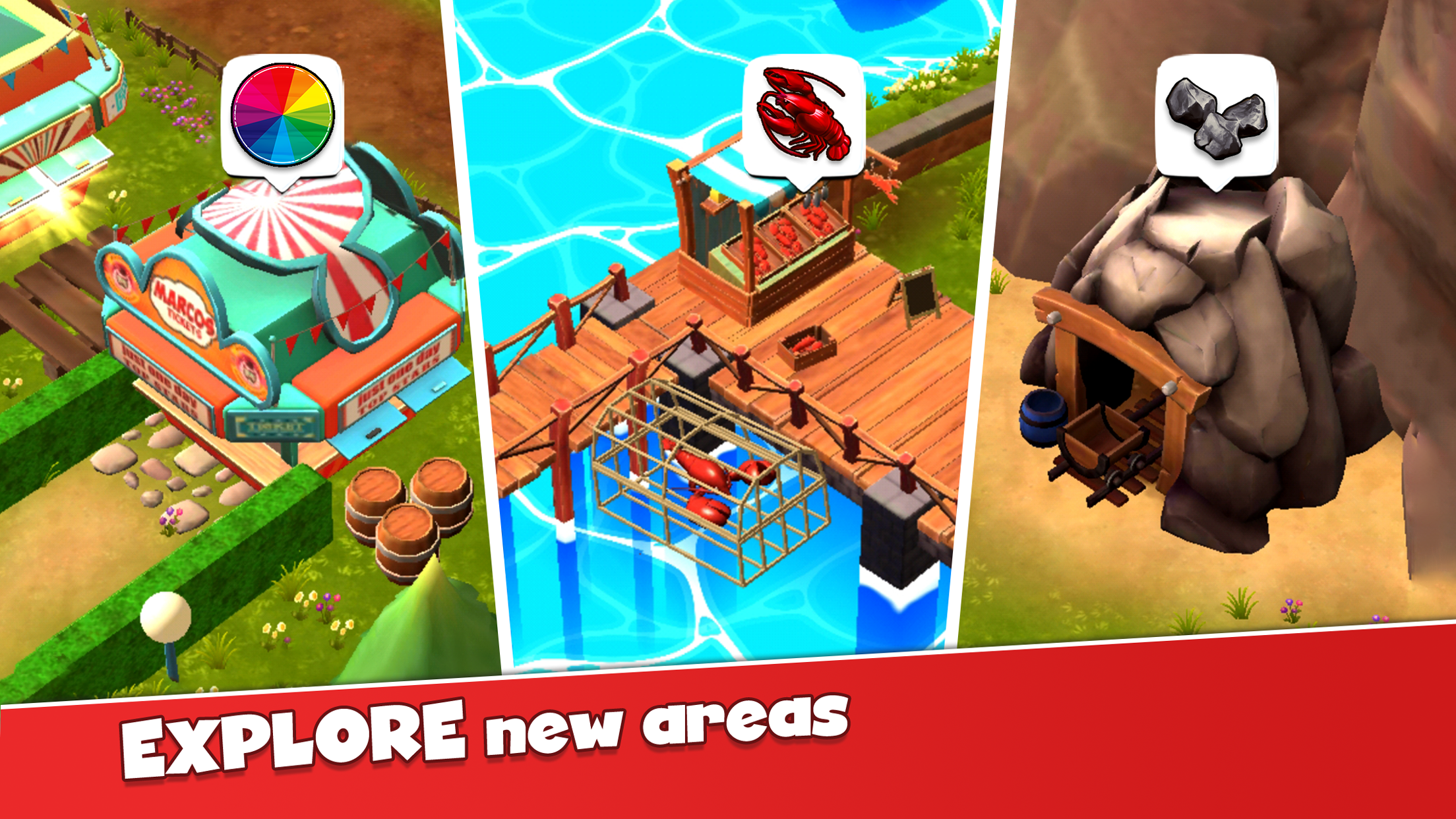 اسکرین شات 6 بازی Happy Farm Town - Farm Games