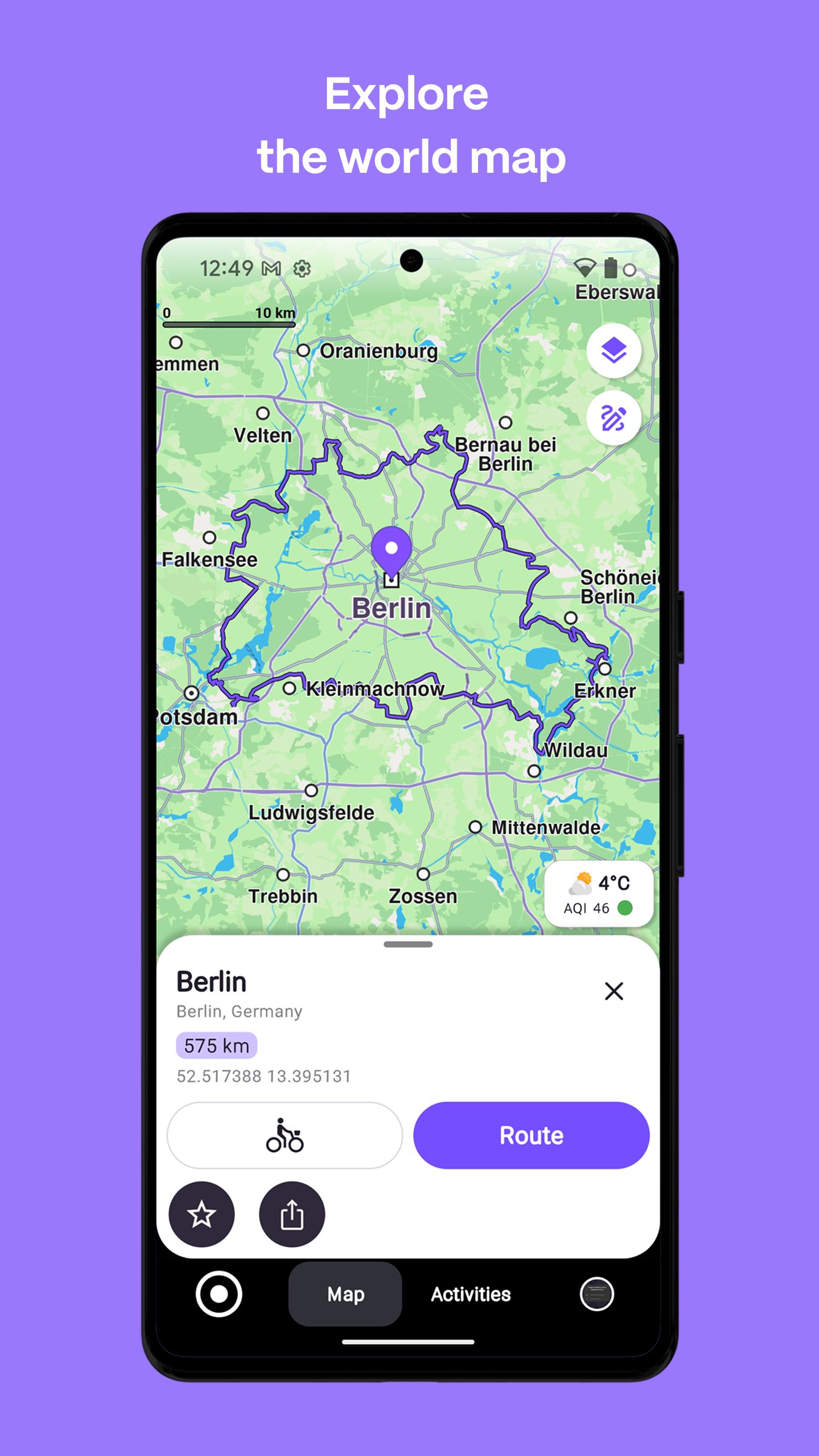 اسکرین شات 2 برنامه Magic Earth Navigation & Maps